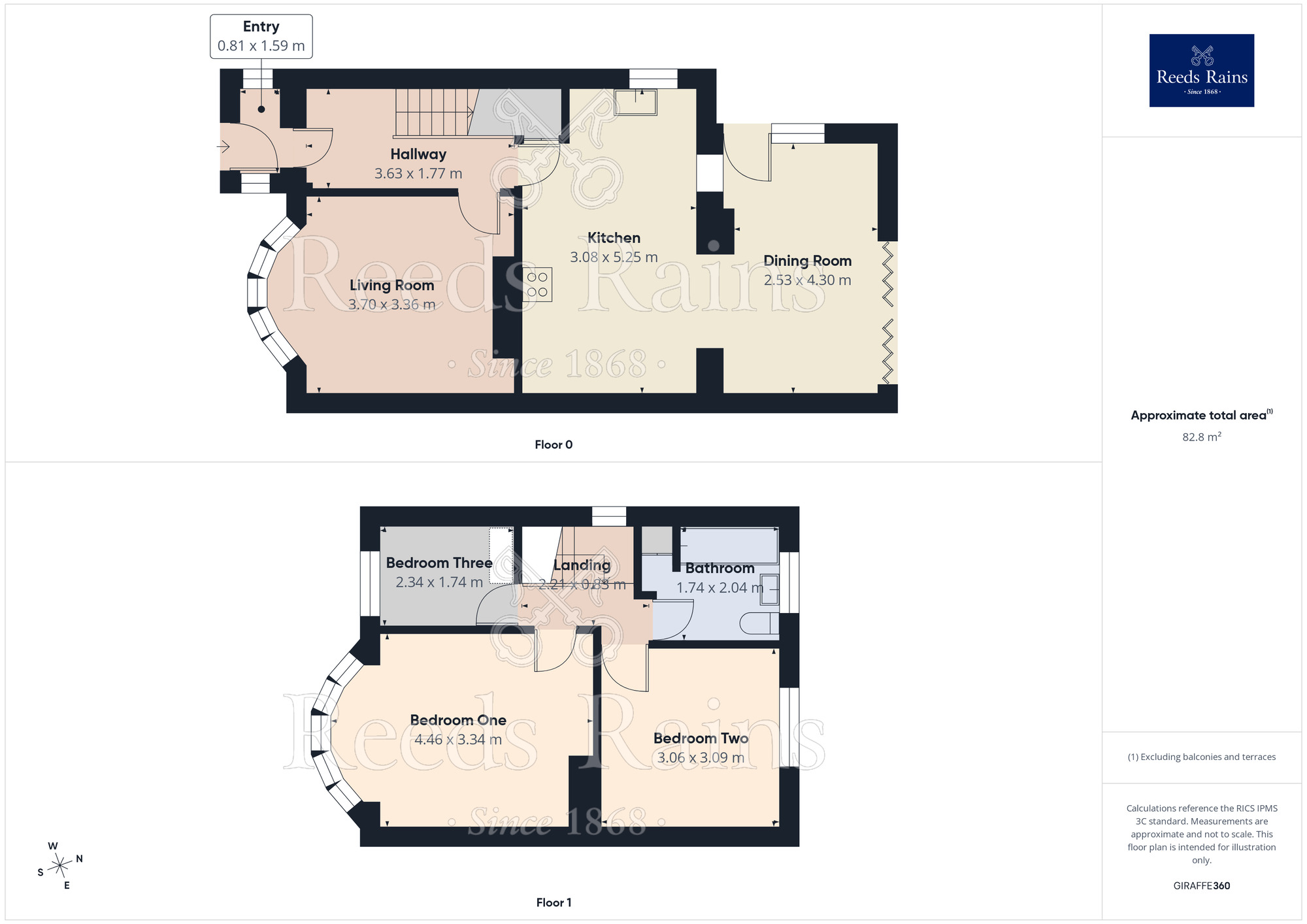 Floorplan of 3 bedroom Semi Detached House for sale, Lyminster Road, Sheffield, S6