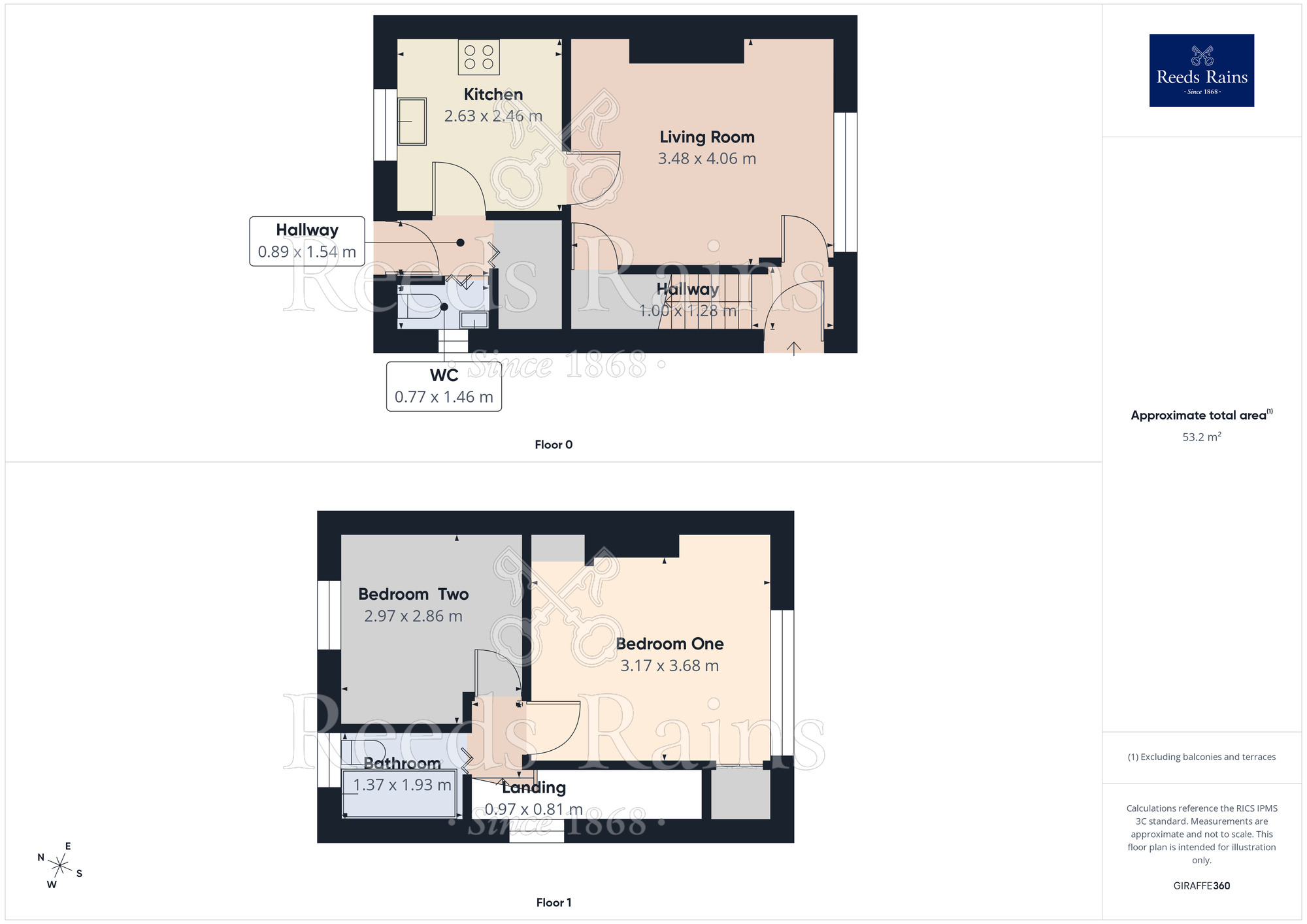 Floorplan of 2 bedroom End Terrace House for sale, Kinnaird Road, Sheffield, S5