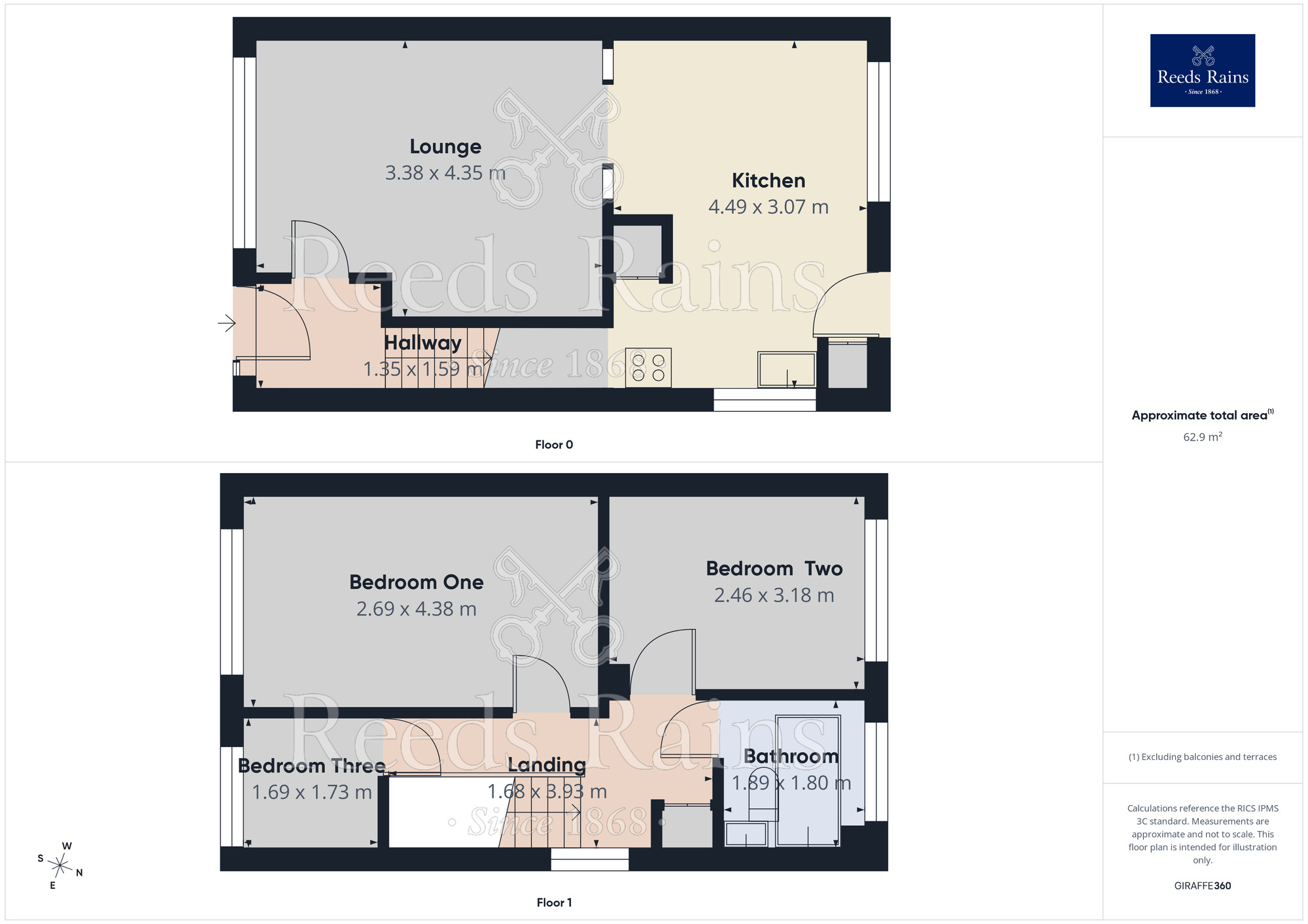 Floorplan of 3 bedroom Semi Detached House to rent, Fife Street, Sheffield, S9