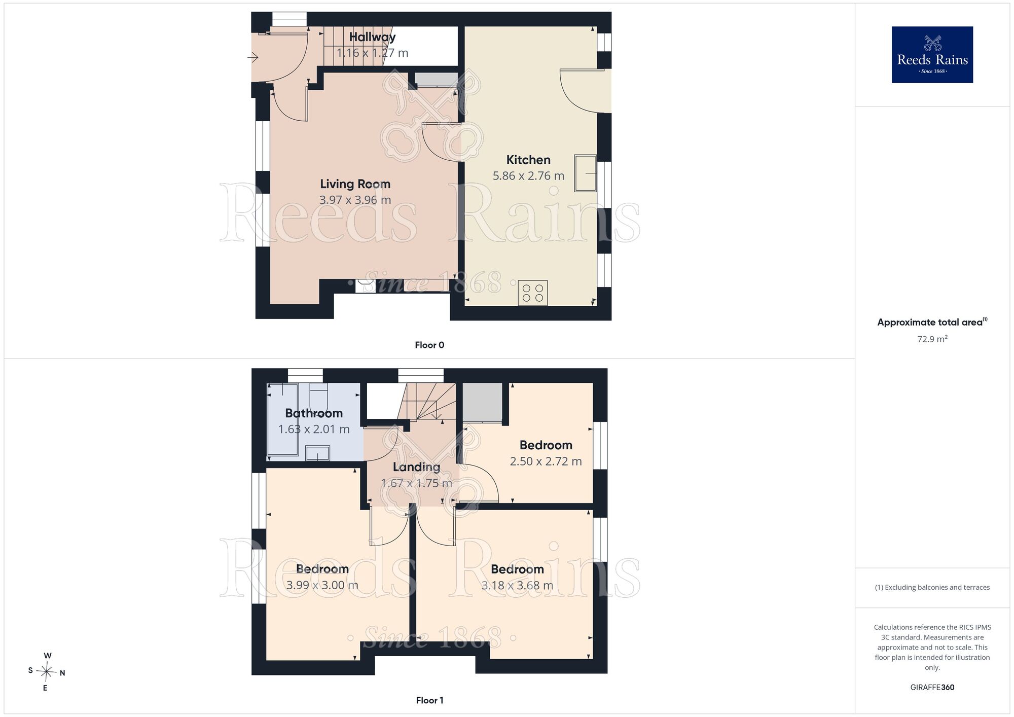 Floorplan of 3 bedroom Semi Detached House for sale, Torksey Road, Sheffield, S5