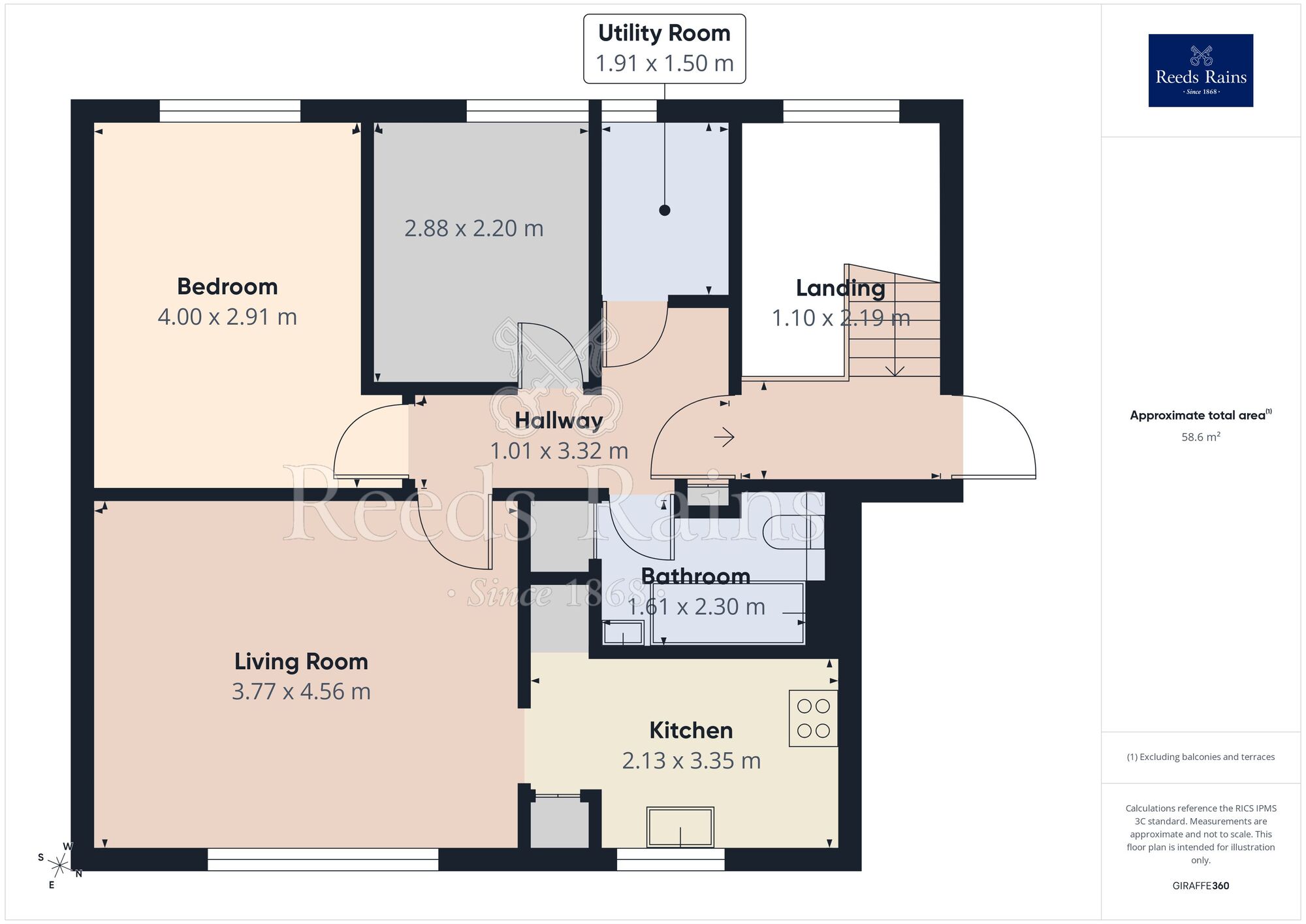 Floorplan of 2 bedroom Flat for sale, Colley Drive, Sheffield, S5