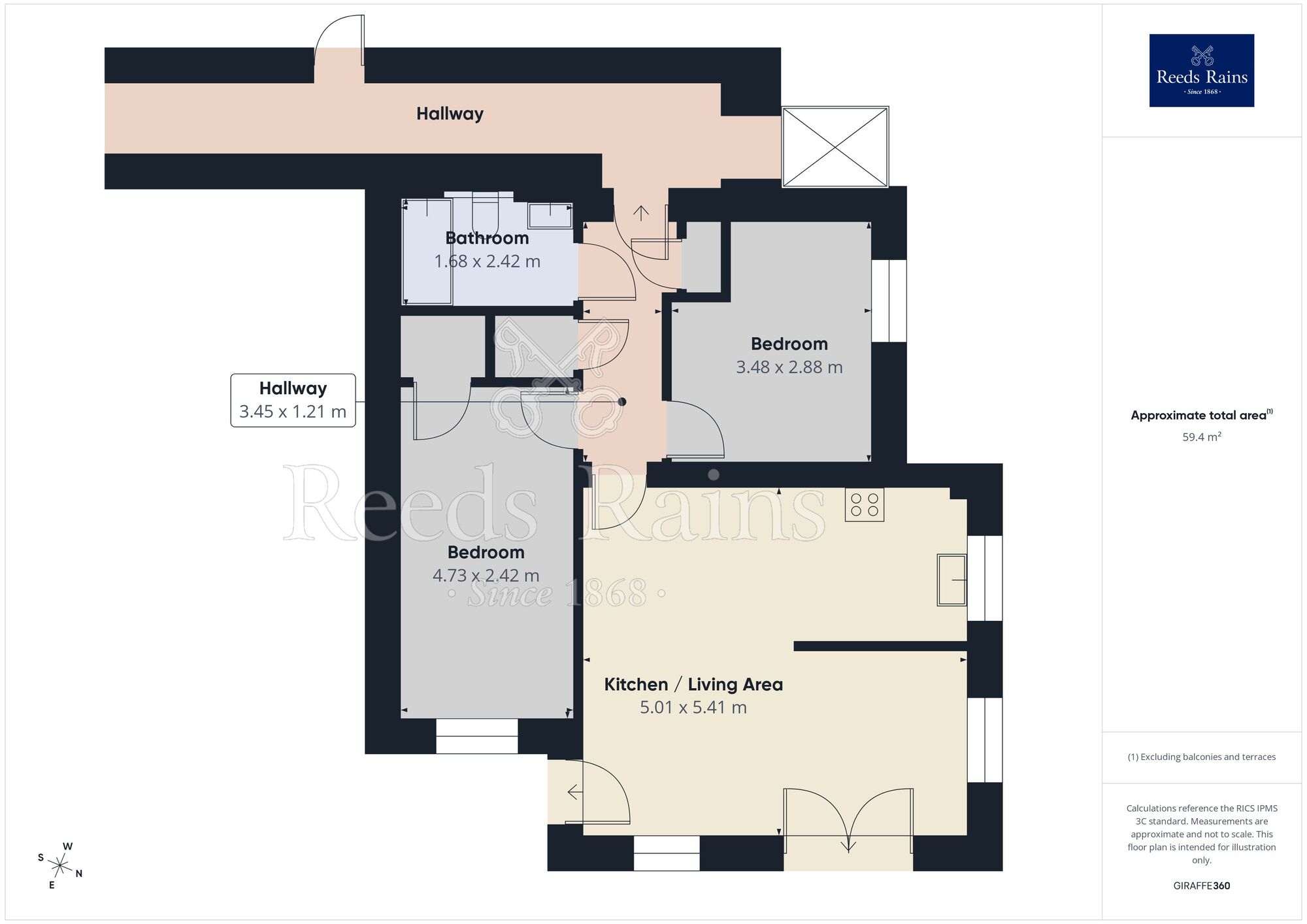 Floorplan of 2 bedroom Flat for sale, Barnsley Road, Sheffield, S5