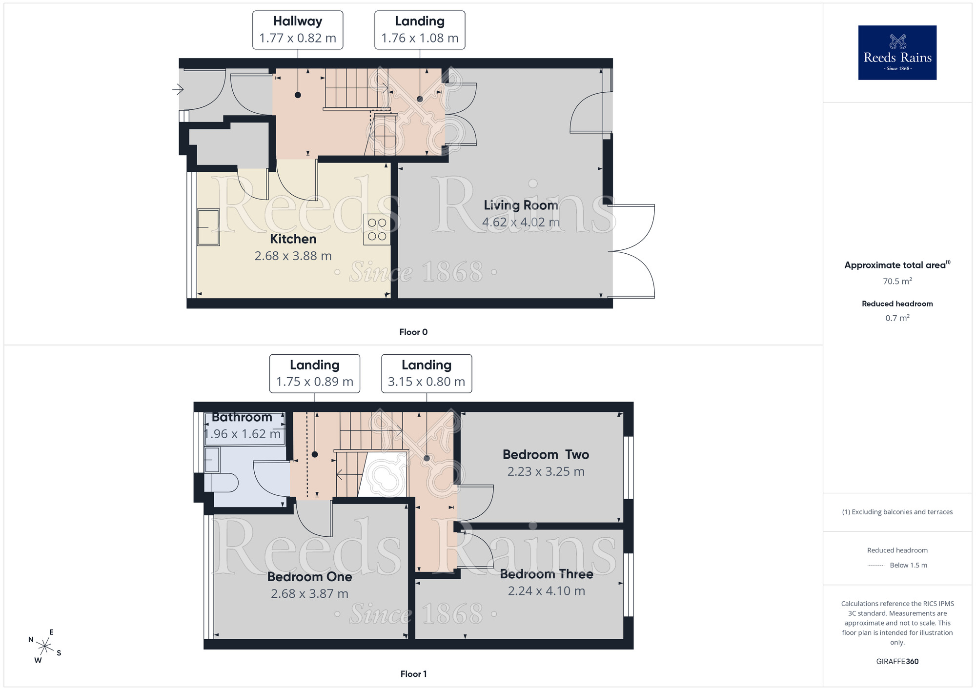 Floorplan of 3 bedroom Mid Terrace House to rent, Chapman Street, Sheffield, S9