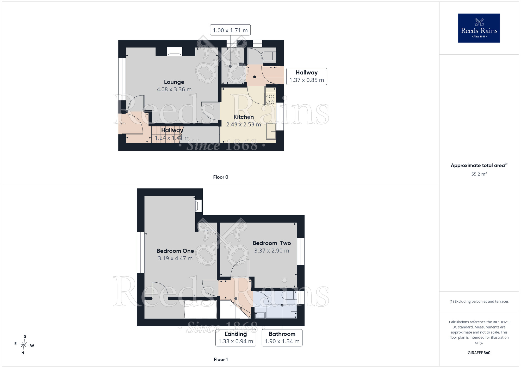 Floorplan of 2 bedroom Mid Terrace House to rent, Bellhouse Road, Sheffield, S5