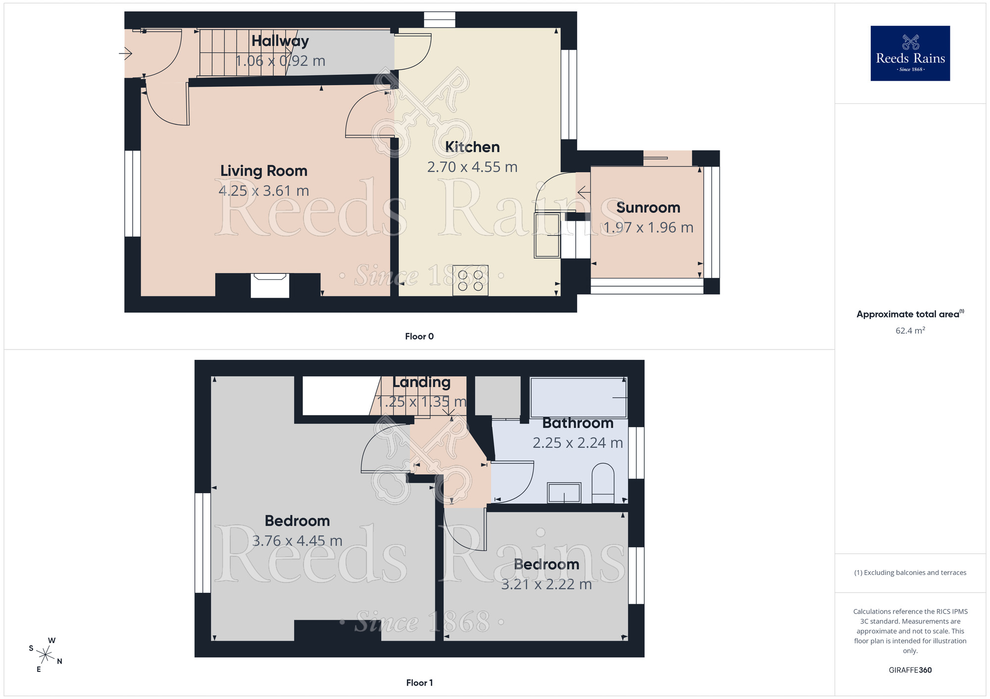 Floorplan of 2 bedroom End Terrace House for sale, Burrowlee Road, Sheffield, S6