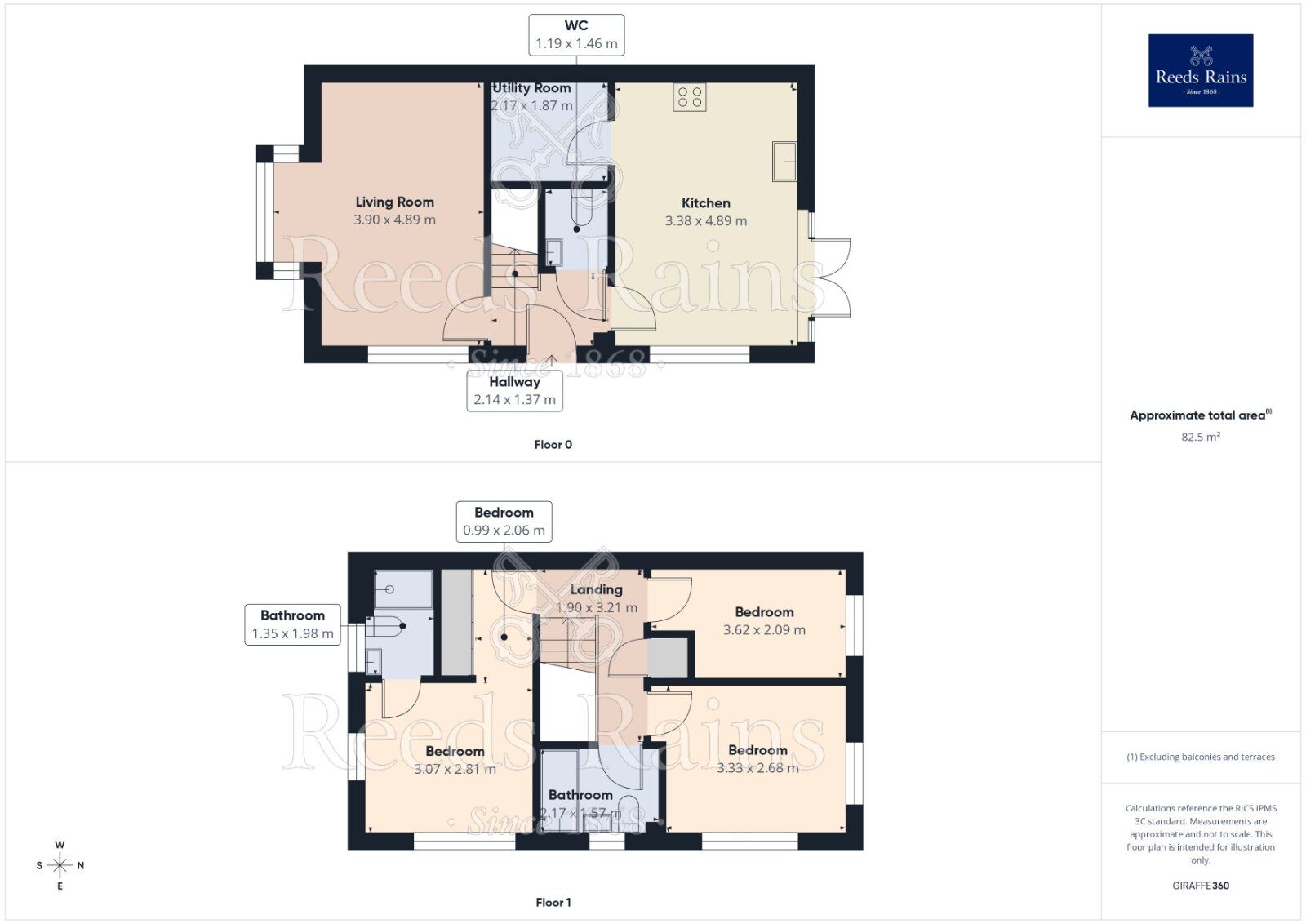 Floorplan of 3 bedroom Detached House to rent, Stanwood Road, Sheffield, S6