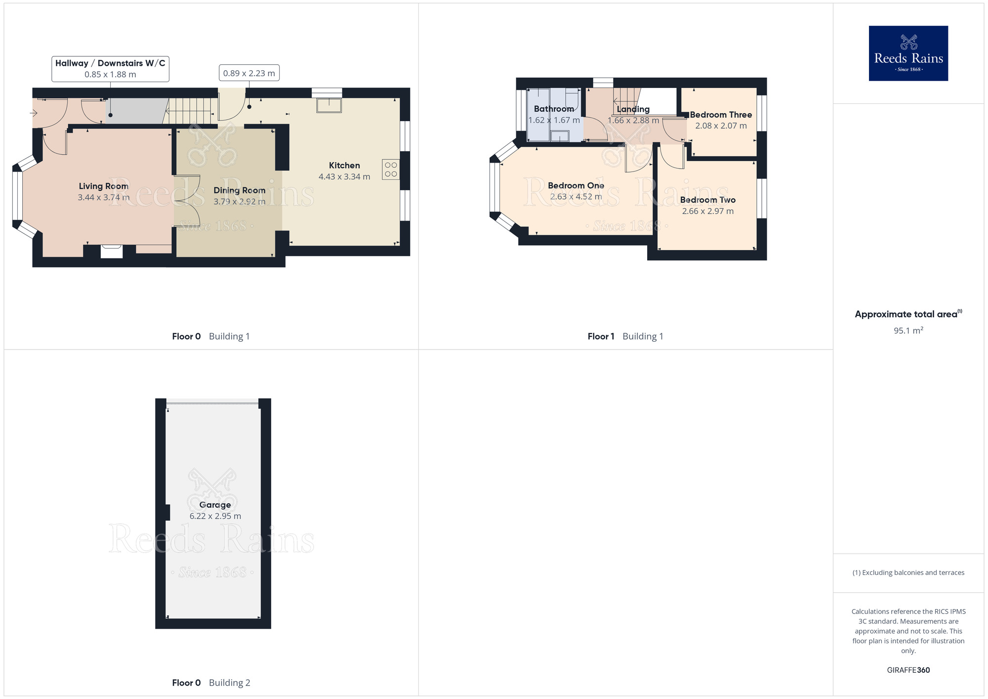 Floorplan of 3 bedroom Semi Detached House for sale, Bole Hill Lane, Sheffield, S10