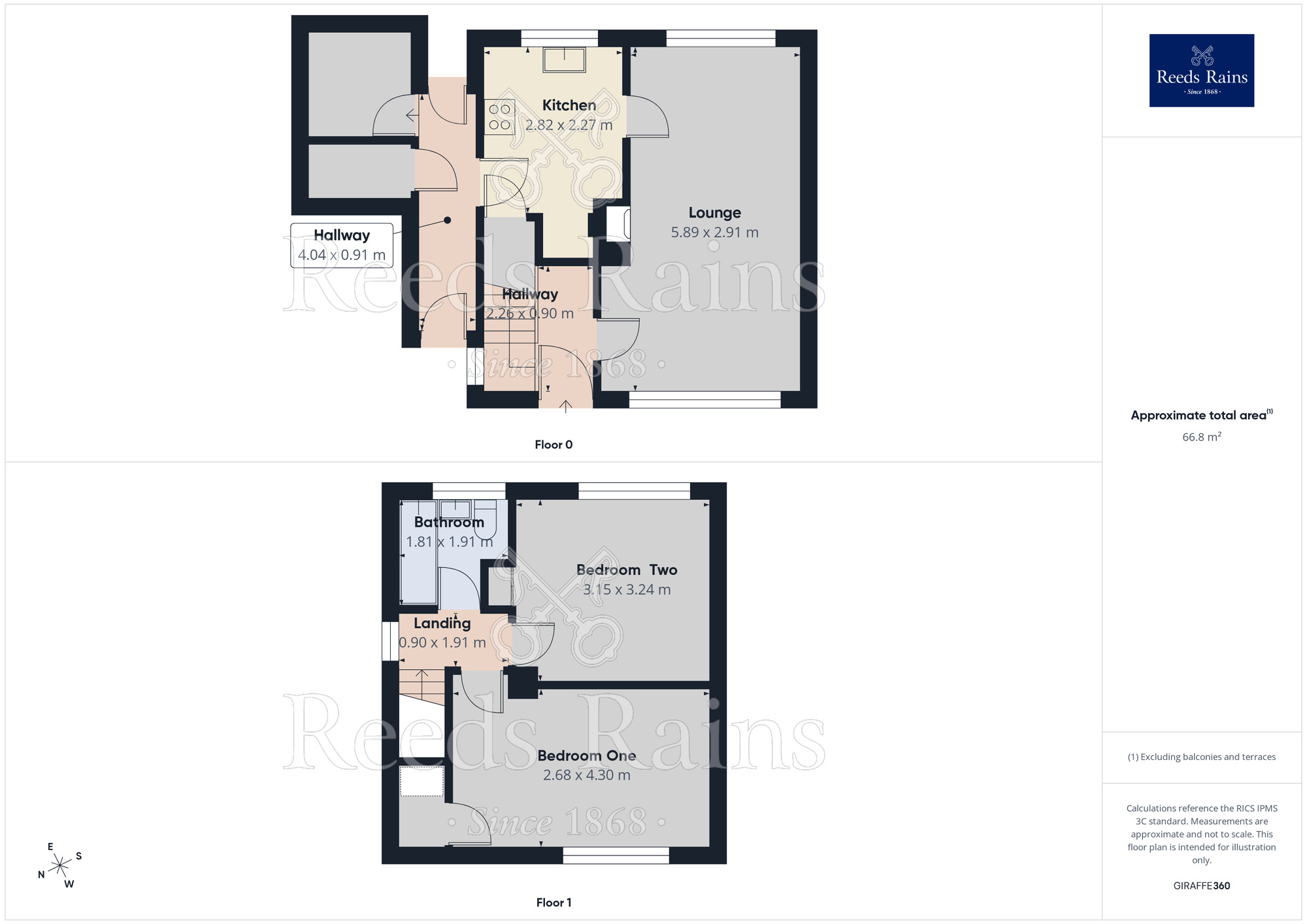 Floorplan of 2 bedroom Semi Detached House to rent, Wellgreen Road, Stannington, Sheffield, S6