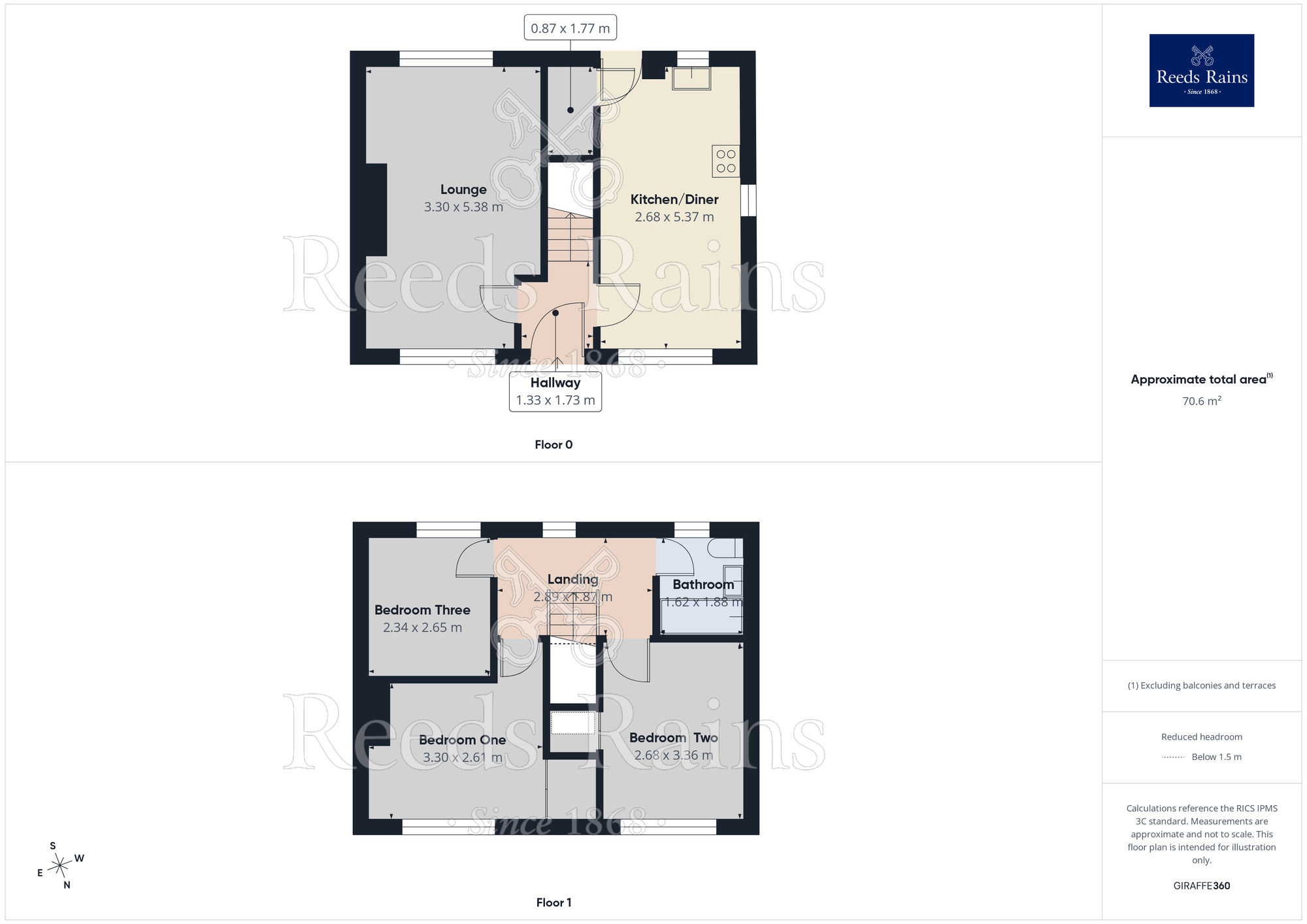 Floorplan of 3 bedroom Semi Detached House to rent, Crowder Road, Sheffield, S5
