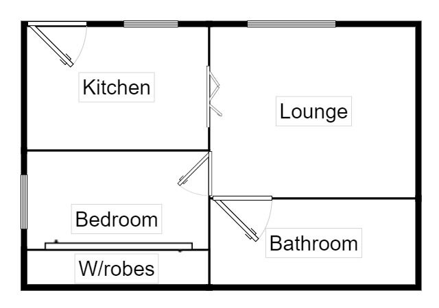 Floorplan of 1 bedroom  House for sale, Manchester Road, Linthwaite, West Yorkshire, HD7