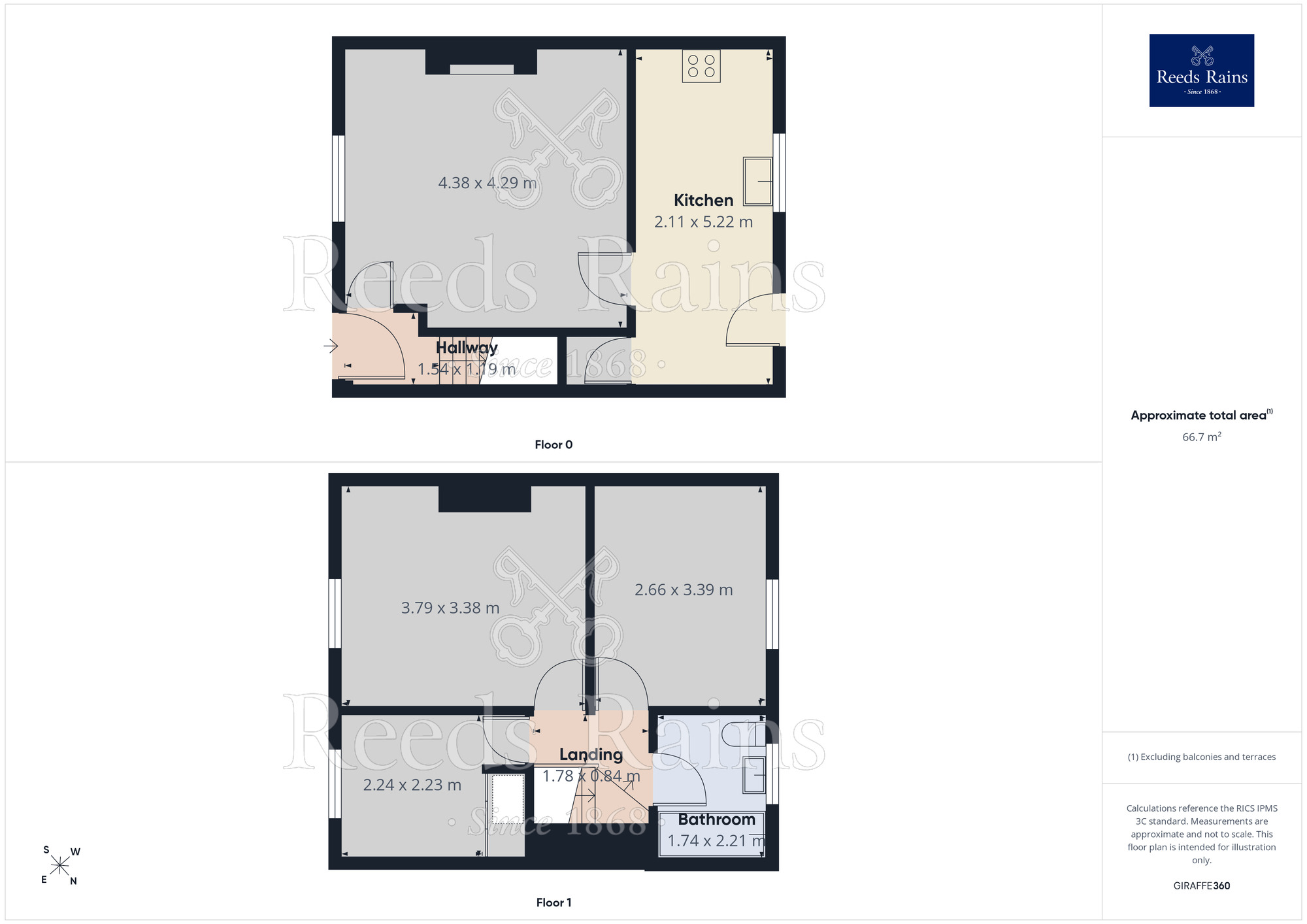 Floorplan of 3 bedroom Mid Terrace House to rent, Woodside Road, Huddersfield, West Yorkshire, HD4