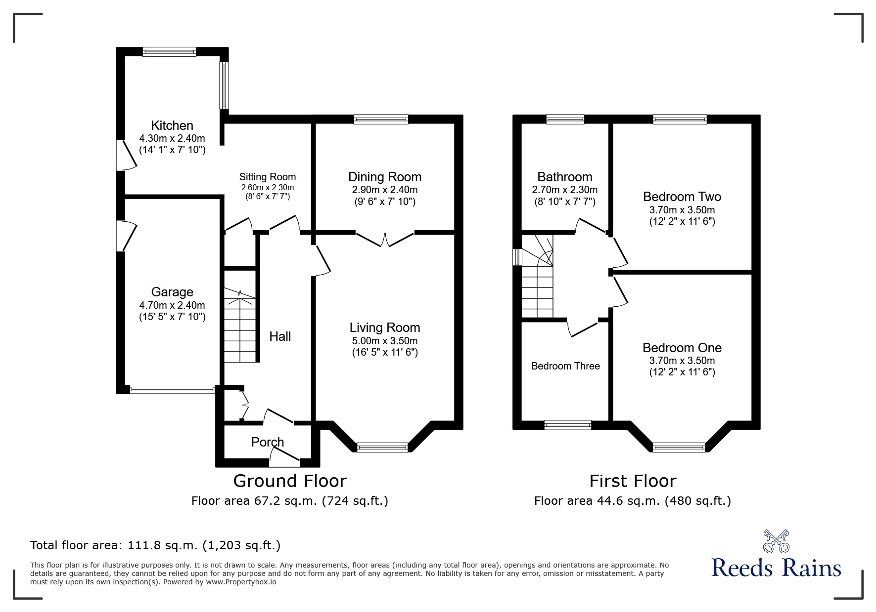 Floorplan of 3 bedroom Semi Detached House to rent, Broomfield Road, Fixby, West Yorkshire, HD2