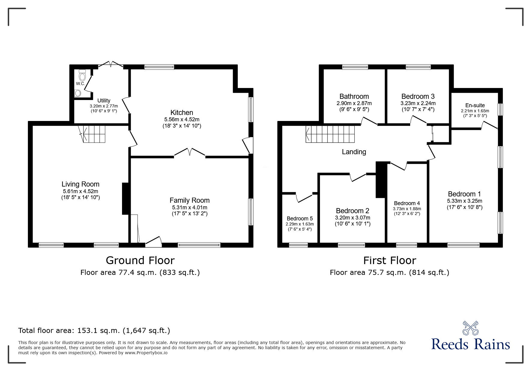Floorplan of 5 bedroom Semi Detached House for sale, Green Lane Terrace, Golcar, West Yorkshire, HD7
