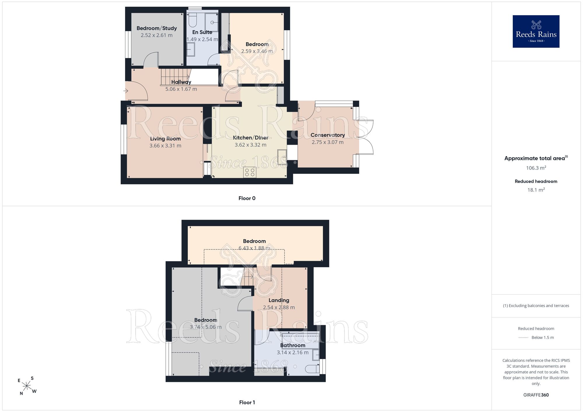 Floorplan of 4 bedroom Semi Detached House for sale, Penistone Road, Waterloo, West Yorkshire, HD5