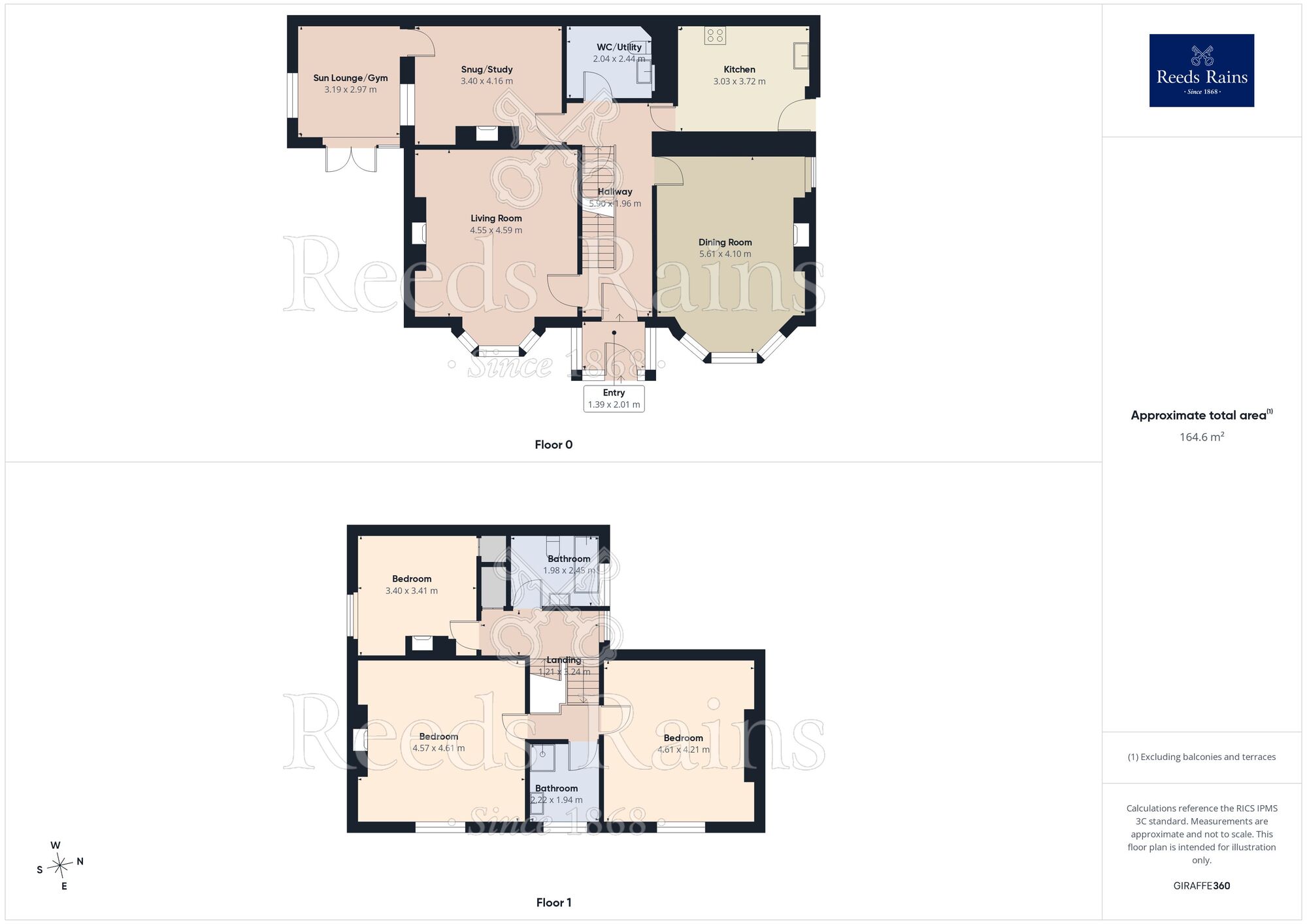 Floorplan of 3 bedroom Detached House for sale, Beech Street, Huddersfield, West Yorkshire, HD1