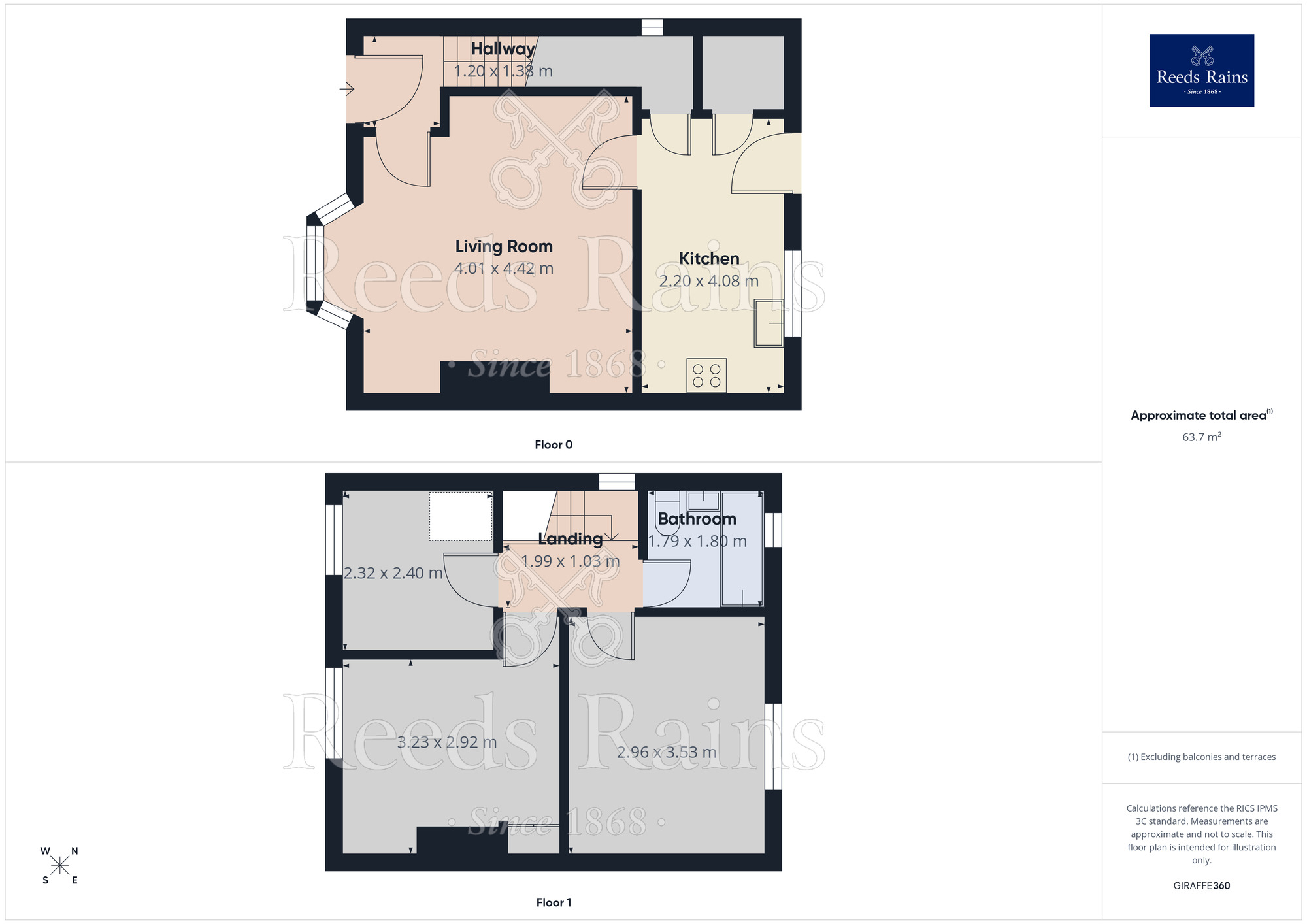 Floorplan of 3 bedroom Semi Detached House to rent, Highlands Avenue, Huddersfield, West Yorkshire, HD5