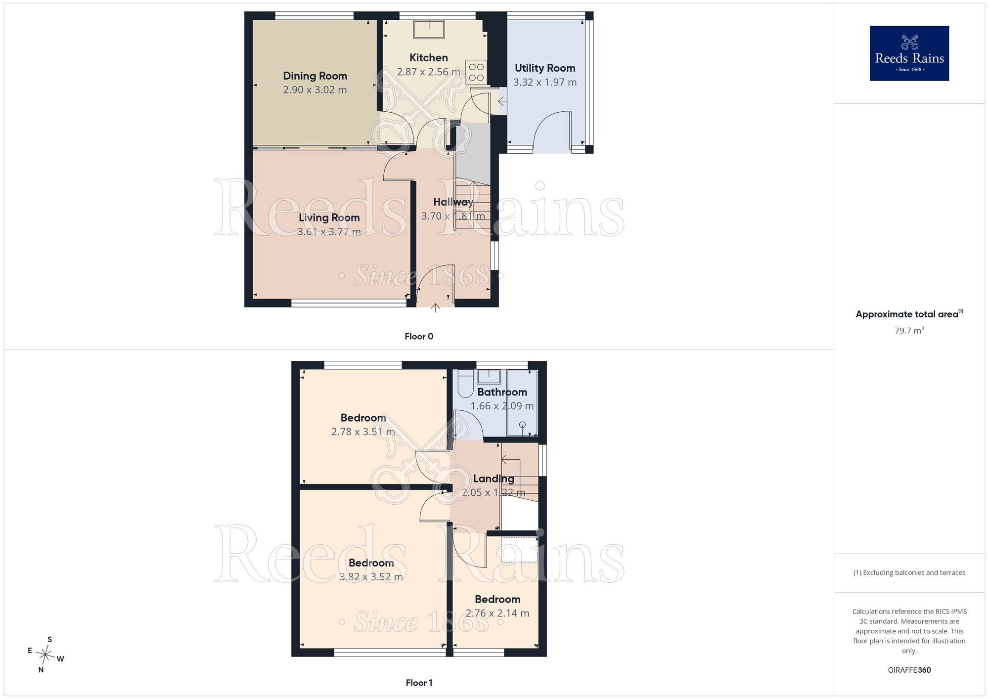 Floorplan of 3 bedroom Semi Detached House for sale, Scar Grove, Newsome, Huddersfield, West Yorkshire, HD4