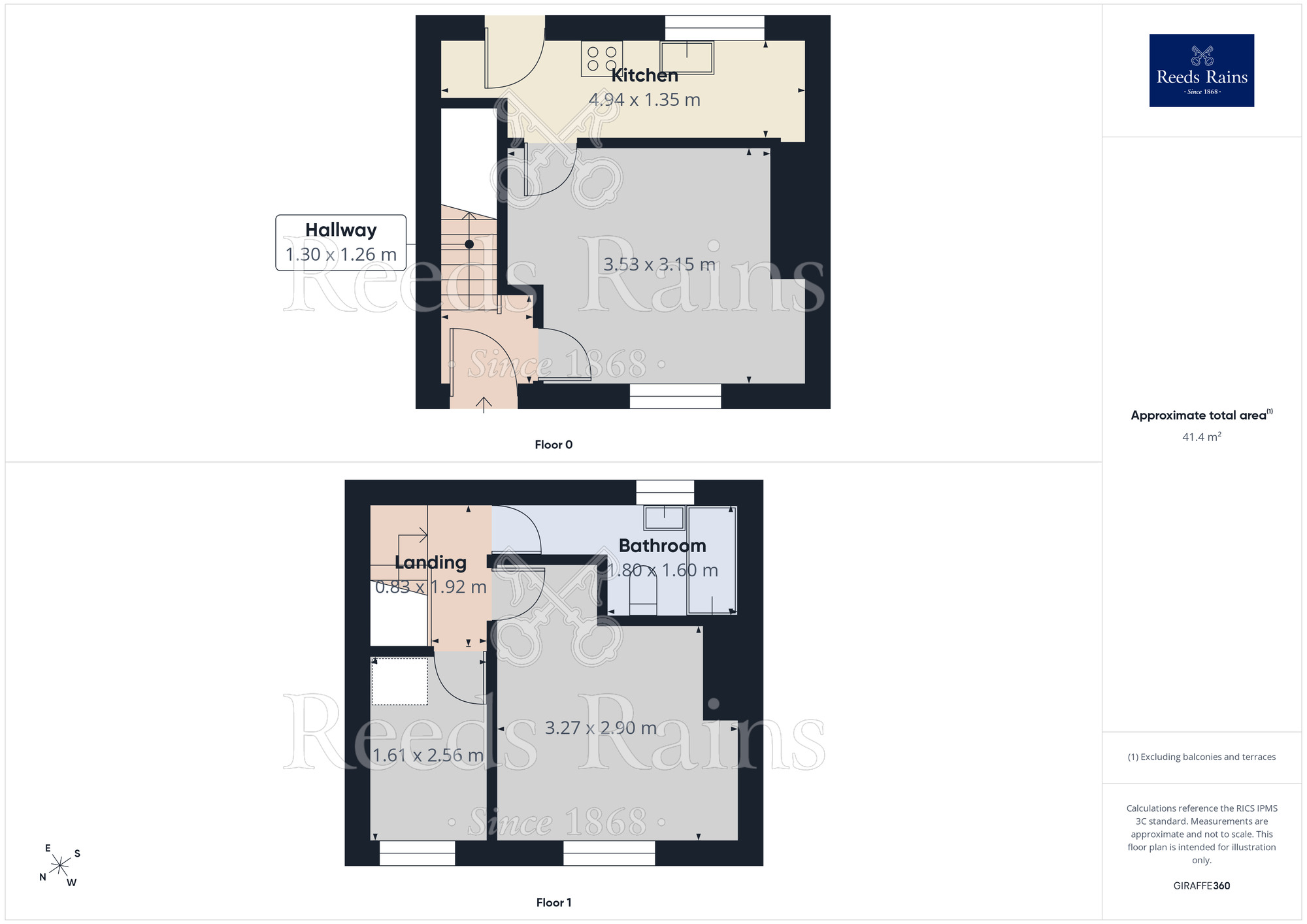 Floorplan of 2 bedroom Mid Terrace House for sale, Leeds Road, Deighton, West Yorkshire, HD2