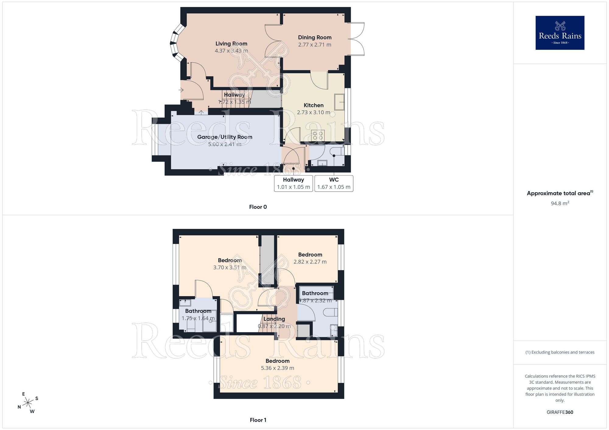 Floorplan of 3 bedroom Detached House for sale, St. Thomas Gardens, Bradley, West Yorkshire, HD2