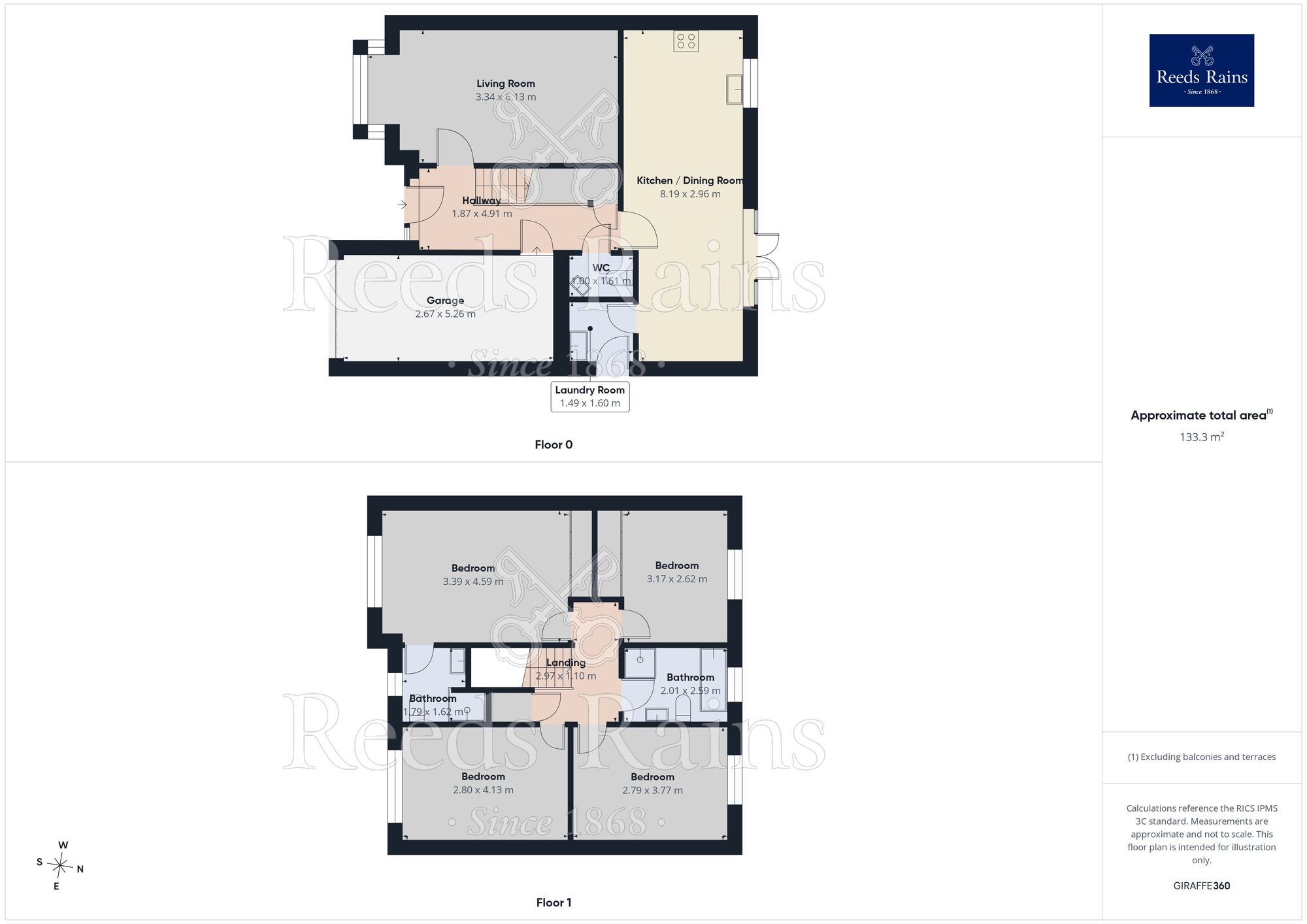 Floorplan of 4 bedroom Detached House for sale, Century View, Golcar, West Yorkshire, HD7