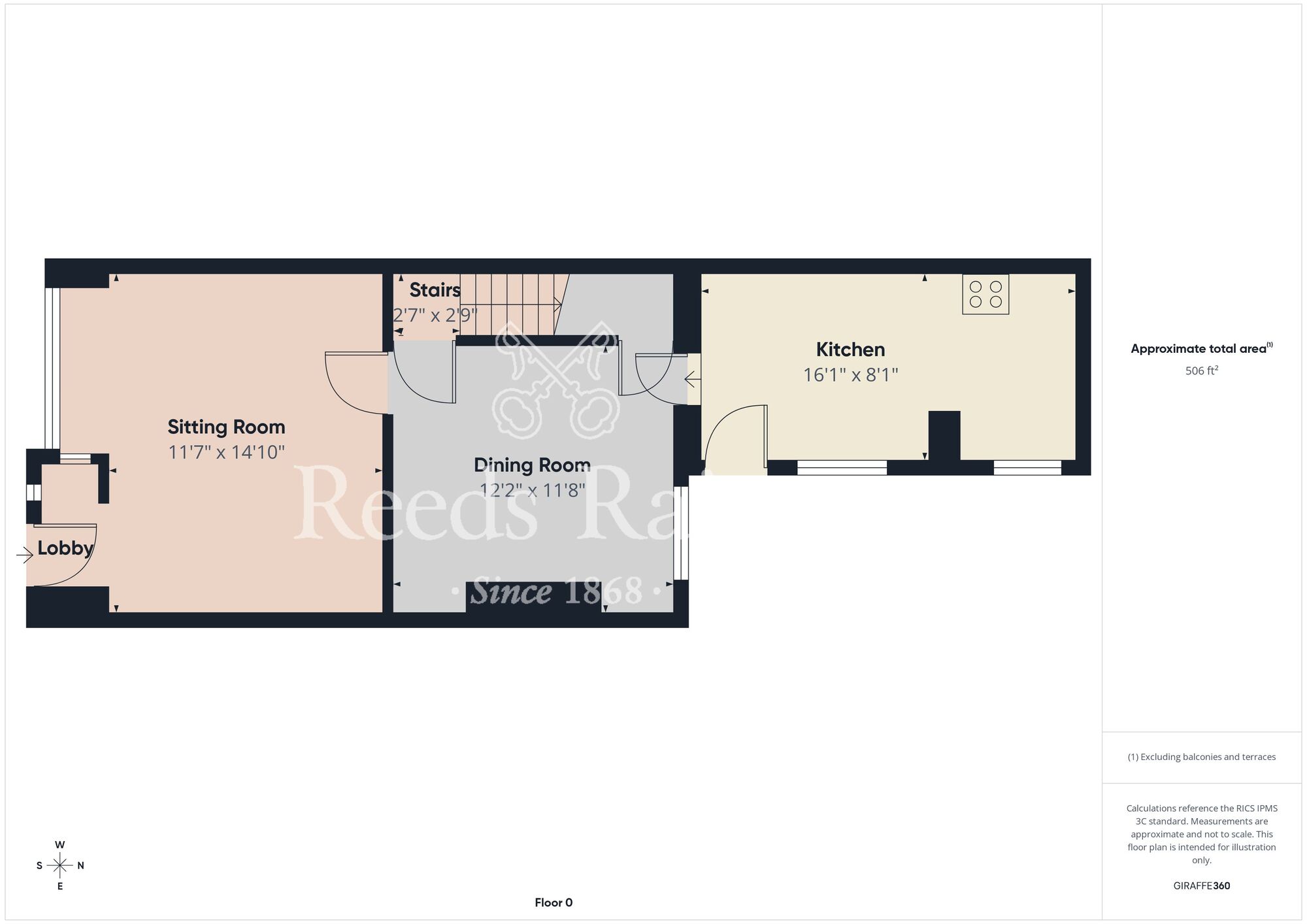 Floorplan of 2 bedroom Mid Terrace House for sale, Hedon Road, Hull, HU9