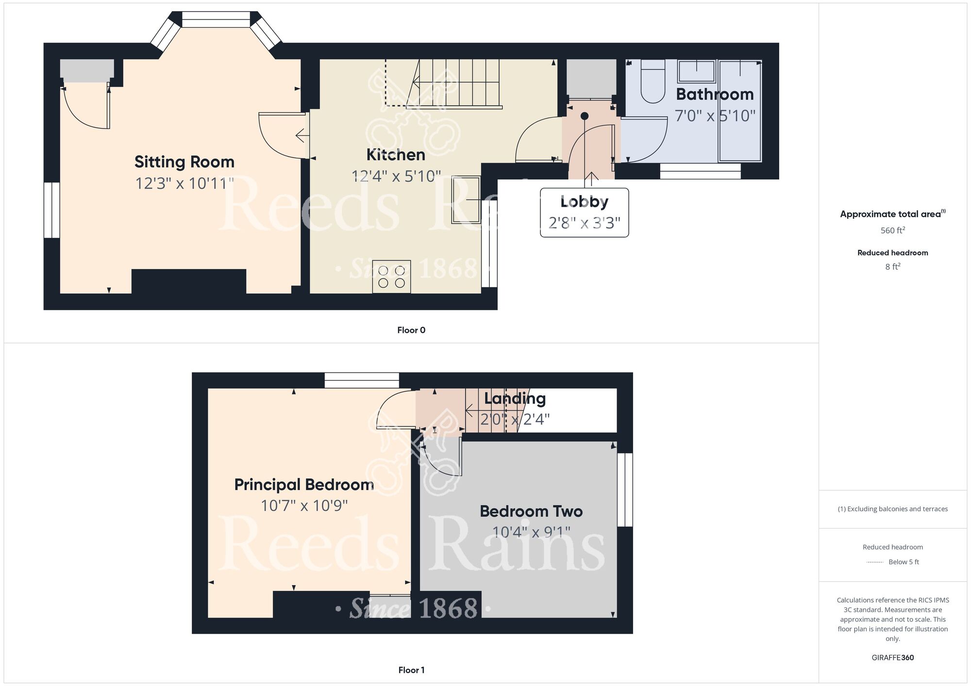 Floorplan of 2 bedroom End Terrace House for sale, Rustenburg Street, Hull, East Riding of Yorkshi, HU9