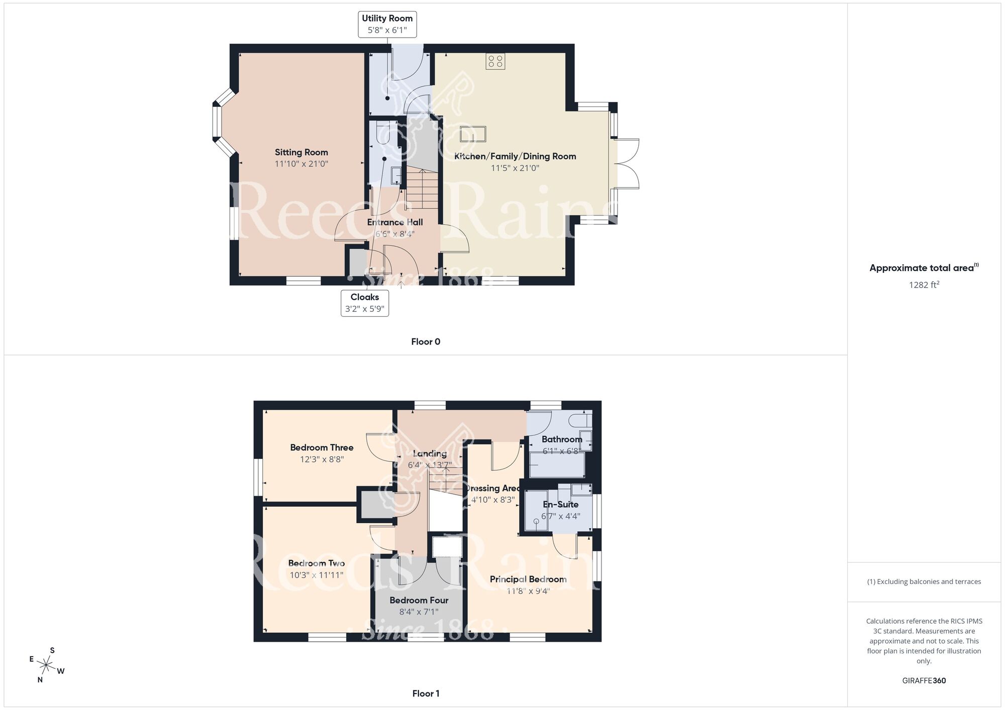 Floorplan of 4 bedroom Detached House for sale, Elthorne Park, Kingswood, East Yorkshire, HU7