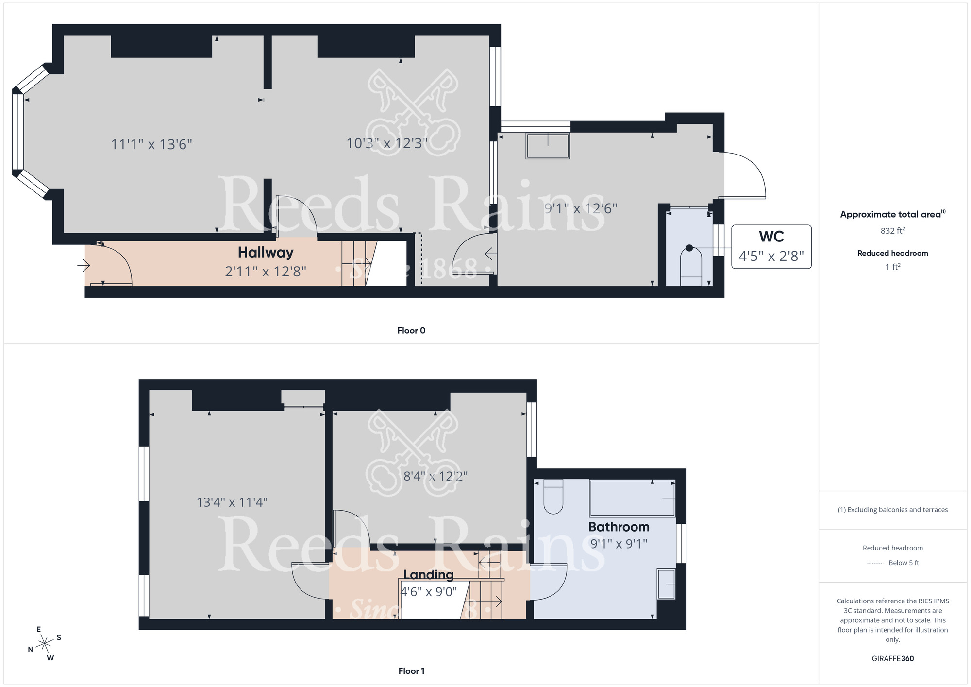 Floorplan of 2 bedroom Mid Terrace House to rent, Dene Street, Hull, East Yorkshire, HU9