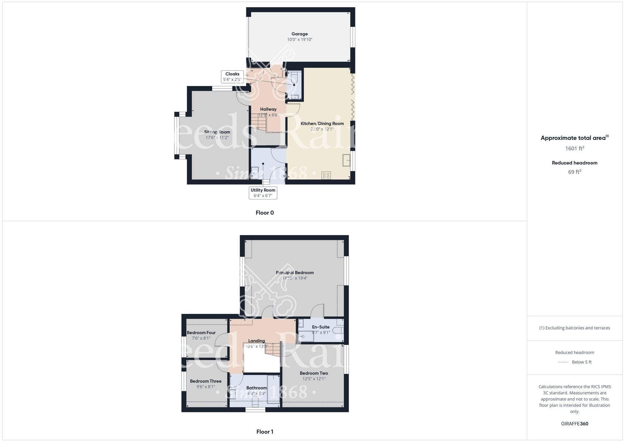 Floorplan of 4 bedroom Detached House for sale, Raleigh Drive, Sproatley, East Yorkshire, HU11