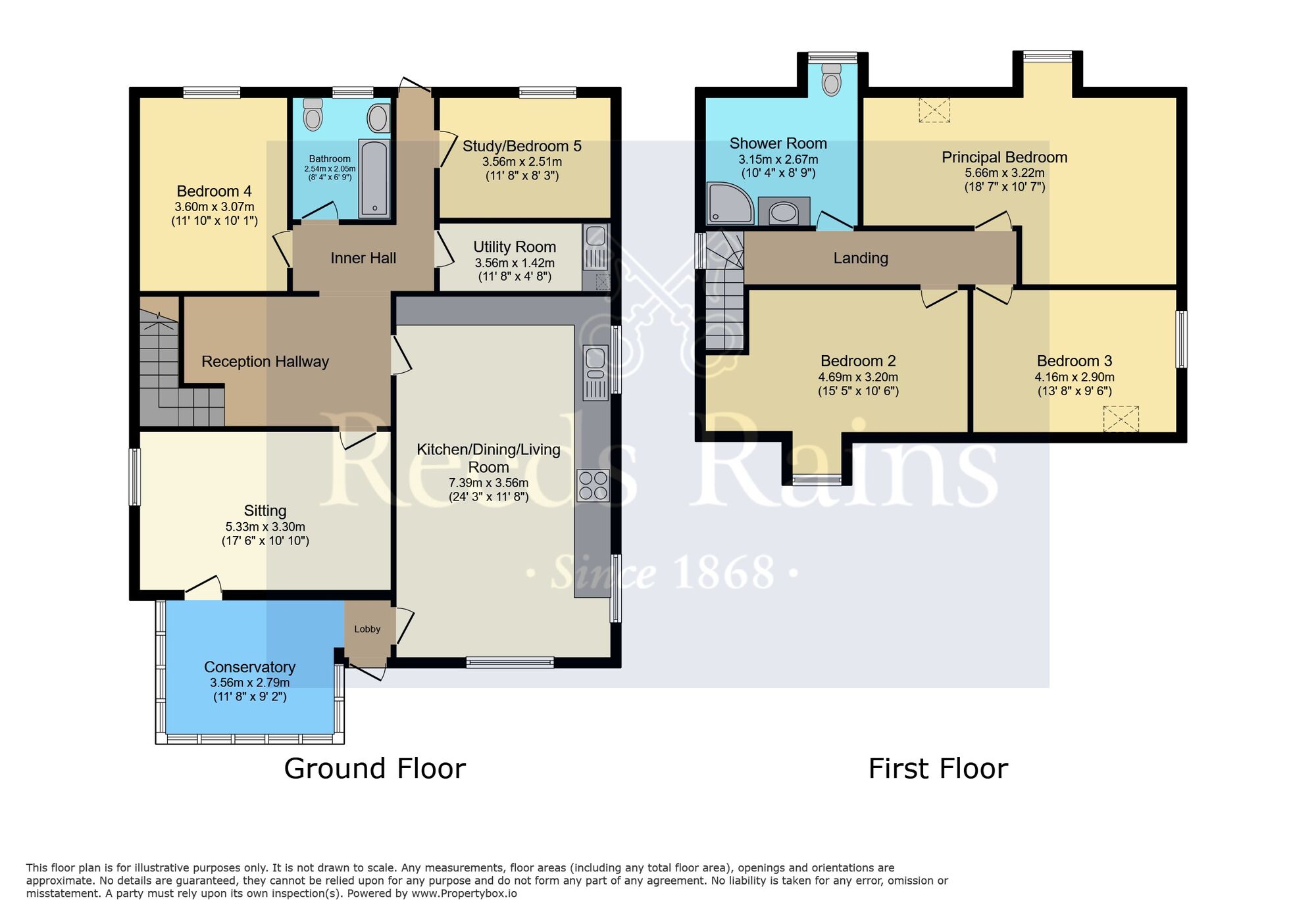 Floorplan of 4 bedroom Detached House for sale, Pitt Lane, Ryehill, East Yorkshire, HU12