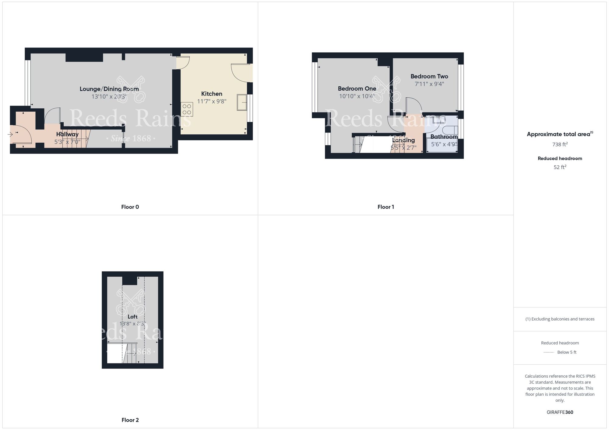 Floorplan of 2 bedroom Mid Terrace House for sale, Wharfedale Avenue, Hull, East Yorkshire, HU9