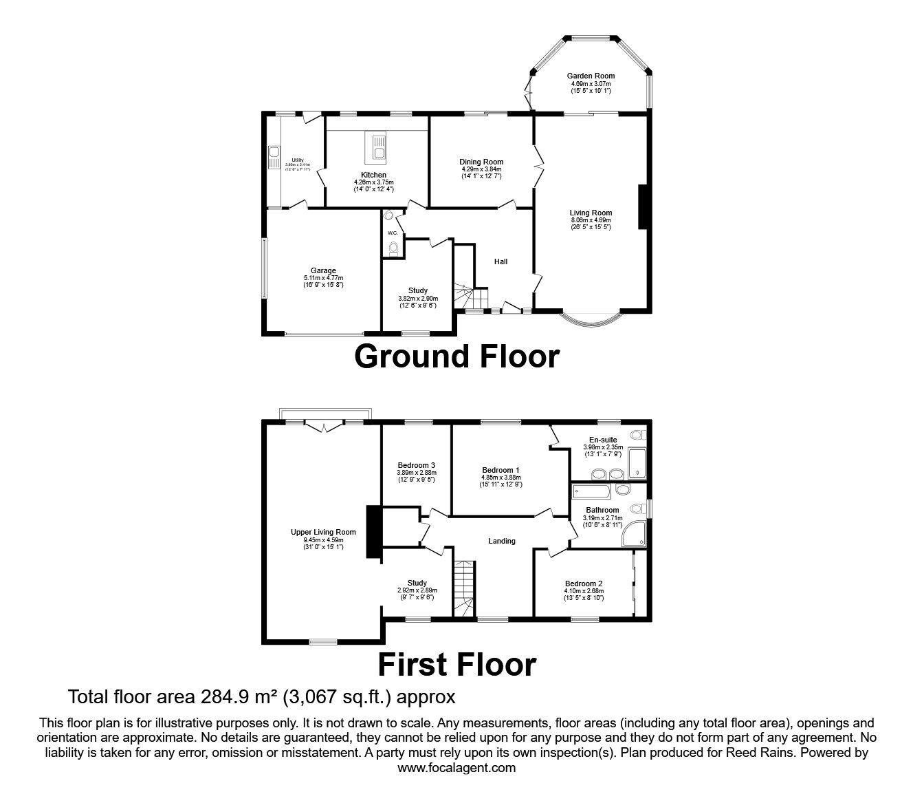 Floorplan of 5 bedroom Detached House for sale, Main Street, Lelley, East Yorkshire, HU12