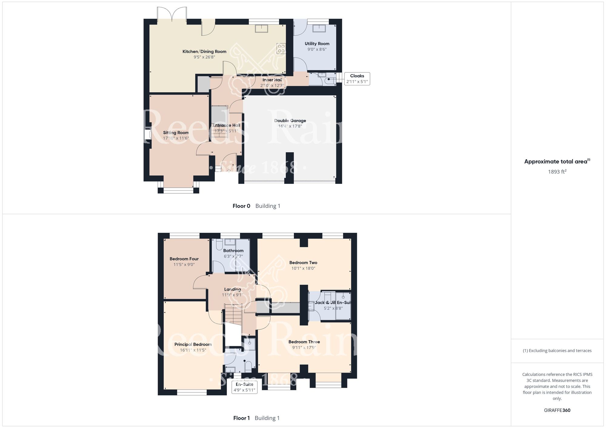 Floorplan of 4 bedroom Detached House for sale, Cherry Tree Close, Bilton, East Yorkshire, HU11