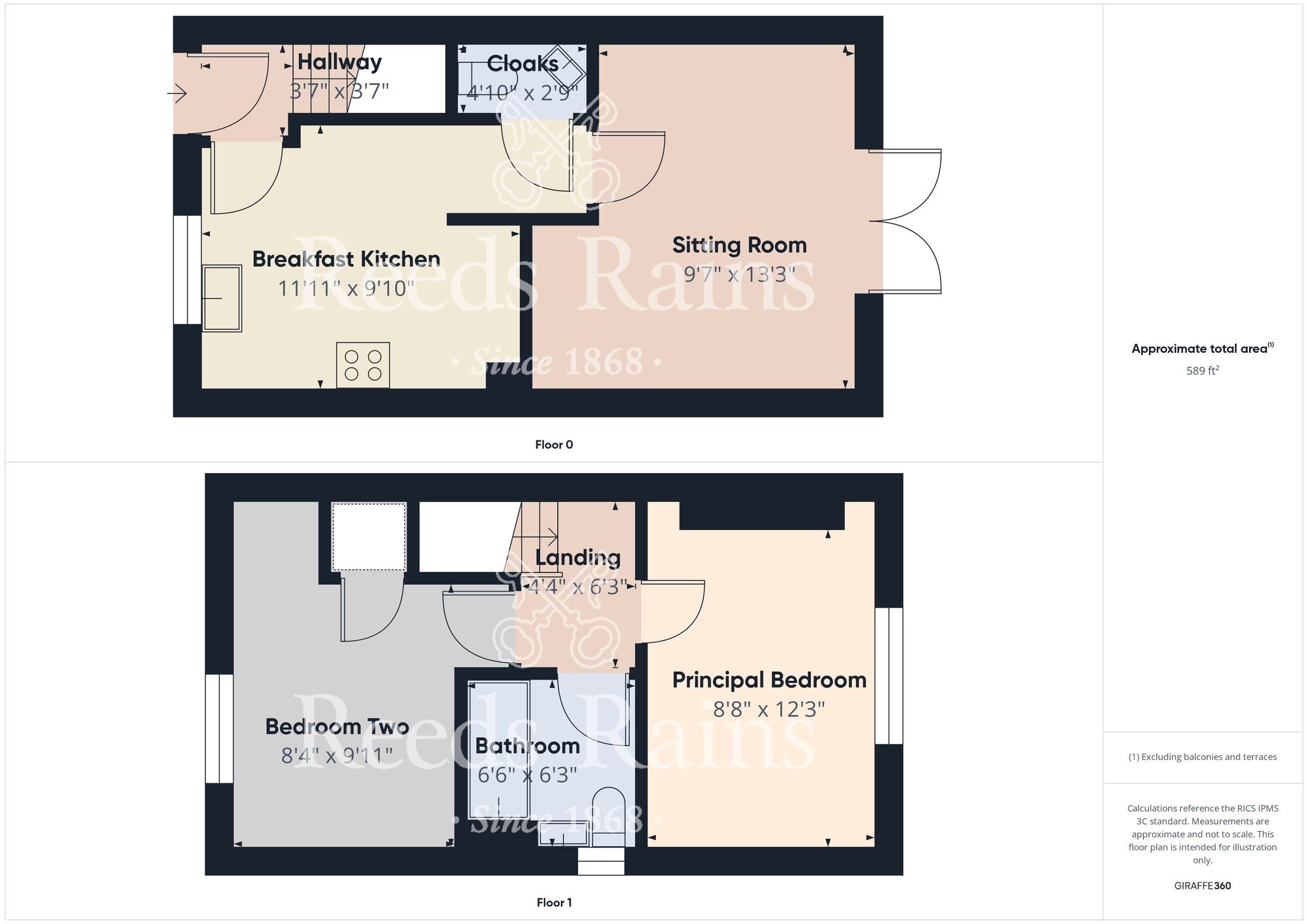 Floorplan of 2 bedroom Semi Detached House for sale, Waudby Way, Hull, East Yorkshire, HU9