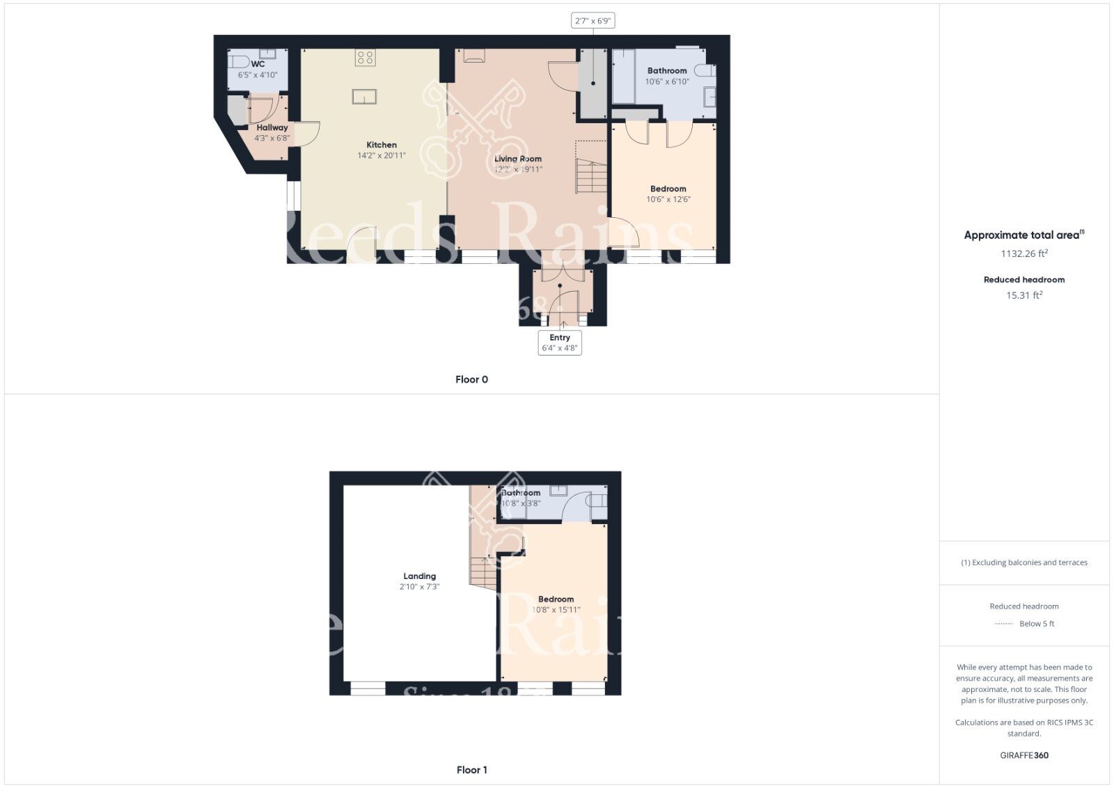 Floorplan of 2 bedroom Detached House to rent, Park Road, Sproatley, East Yorkshire, HU11
