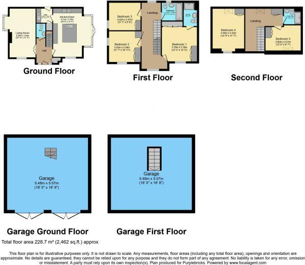 Floorplan of 5 bedroom Detached House for sale, Hornscroft Park, Kingswood, East Yorkshire, HU7
