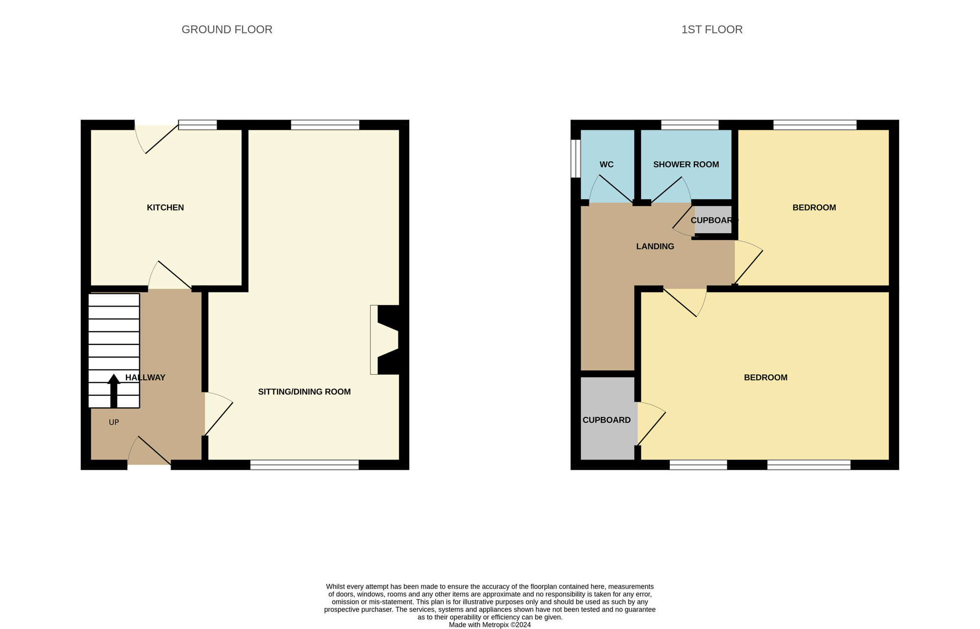 Floorplan of 2 bedroom End Terrace House for sale, Barham Road, Hull, East Yorkshire, HU9