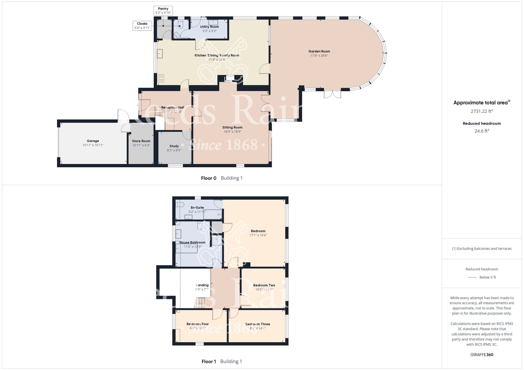 Floorplan of 4 bedroom Detached House for sale, South End Road, Ottringham, East Yorkshire, HU12