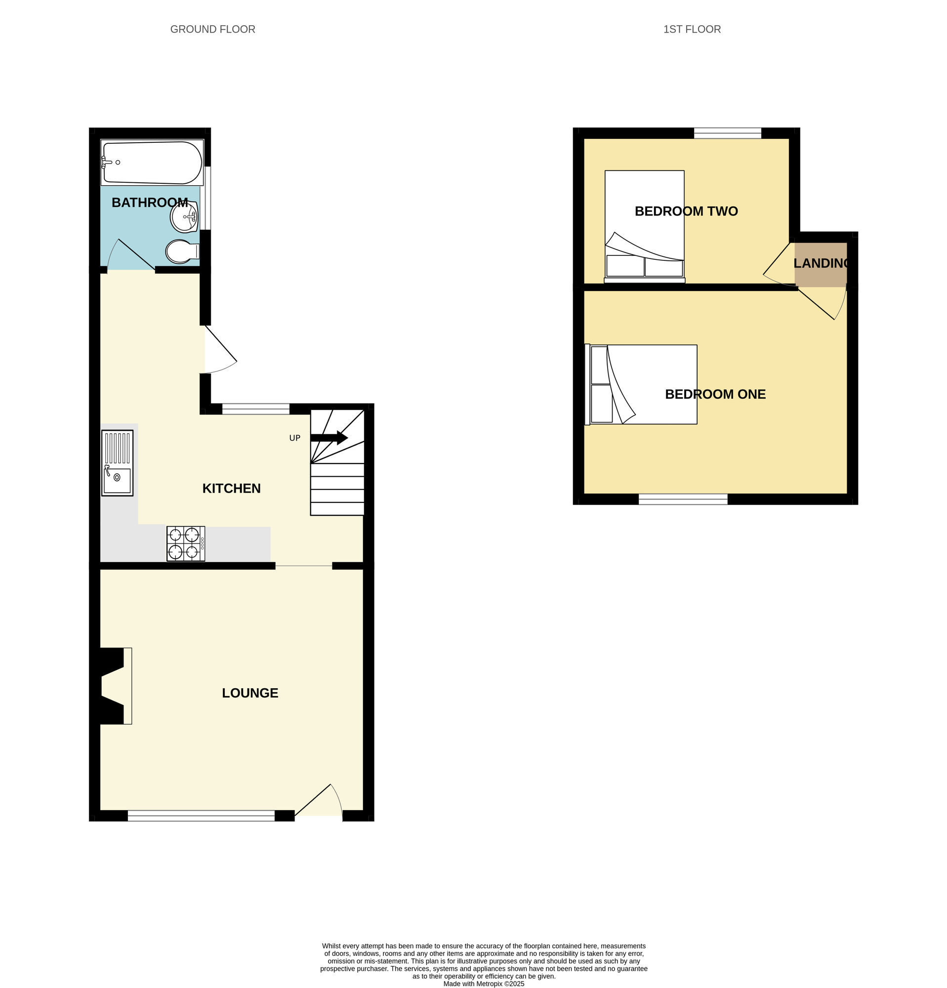 Floorplan of 2 bedroom Mid Terrace House for sale, Mables Villas, Holland Street, East Yorkshire, HU9