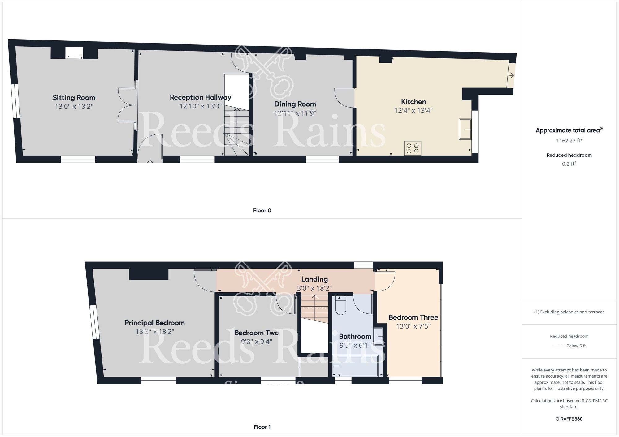 Floorplan of 3 bedroom End Terrace House for sale, Main Road, Sproatley, East Yorkshire, HU11