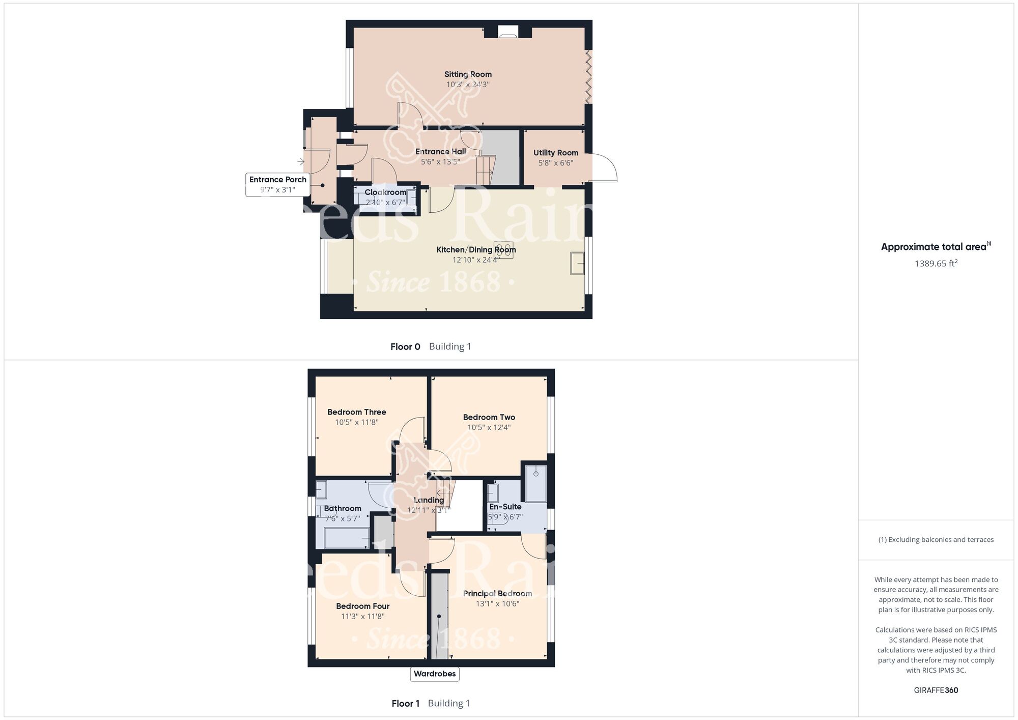 Floorplan of 4 bedroom Detached House for sale, Astley Close, Hedon, East Yorkshire, HU12