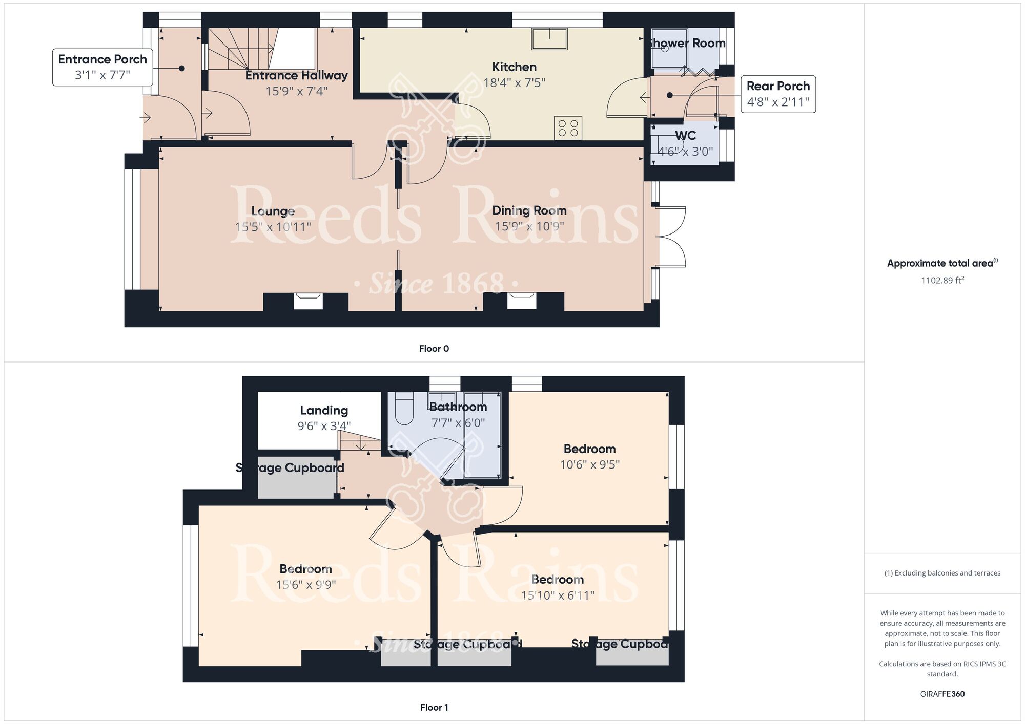 Floorplan of 3 bedroom Semi Detached House for sale, The Broadway, Hull, East Yorkshire, HU9