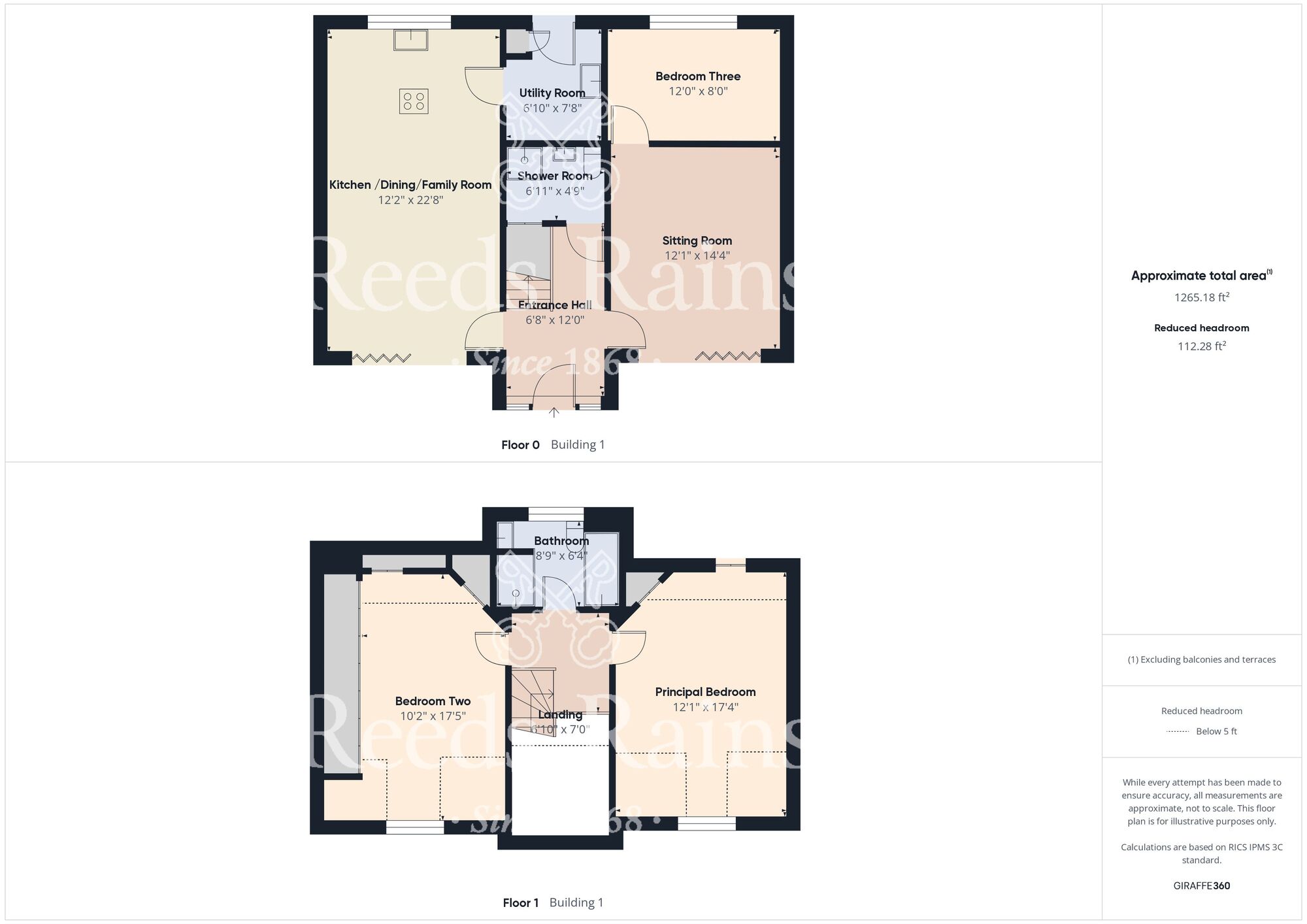 Floorplan of 3 bedroom Detached House for sale, Balham Avenue, Hull, East Yorkshire, HU8