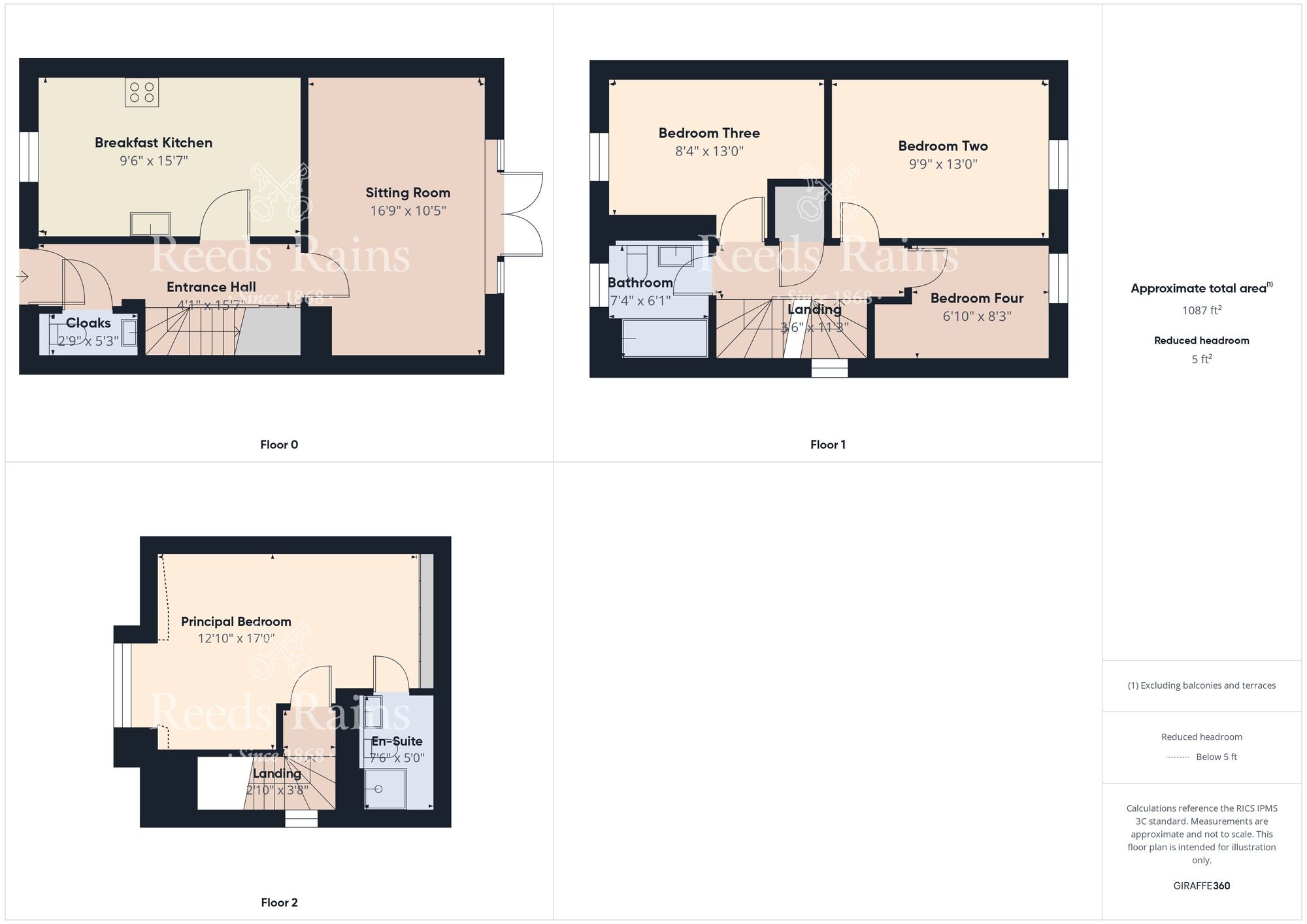 Floorplan of 4 bedroom Semi Detached House for sale, Bethel View, Kingswood, East Riding of Yorkshire, HU7