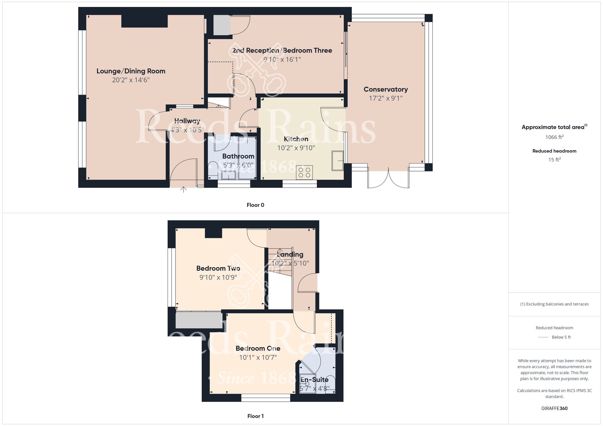 Floorplan of 3 bedroom Semi Detached Bungalow for sale, St. Philips Road, Keyingham, East Yorkshire, HU12