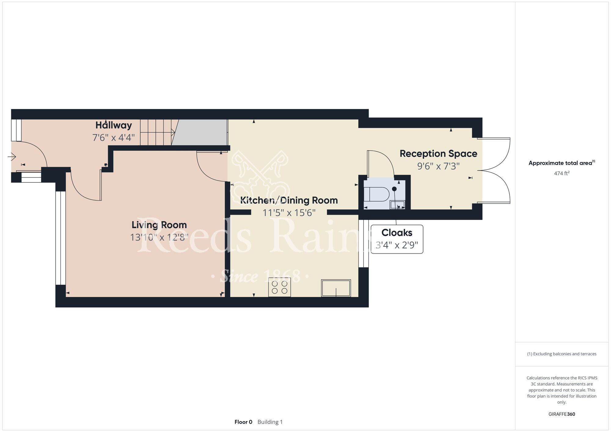 Floorplan of 3 bedroom Semi Detached House for sale, Jendale, Hull, East Riding of Yorkshire, HU7