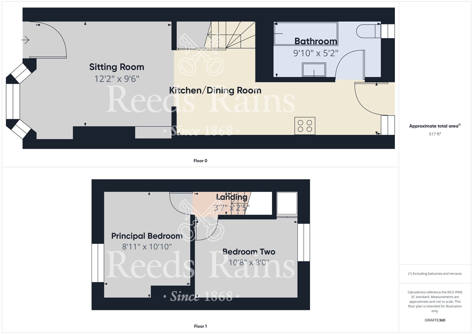 Floorplan of 2 bedroom End Terrace House for sale, Middleton Avenue, Rensburg Street, East Yorkshire, HU9