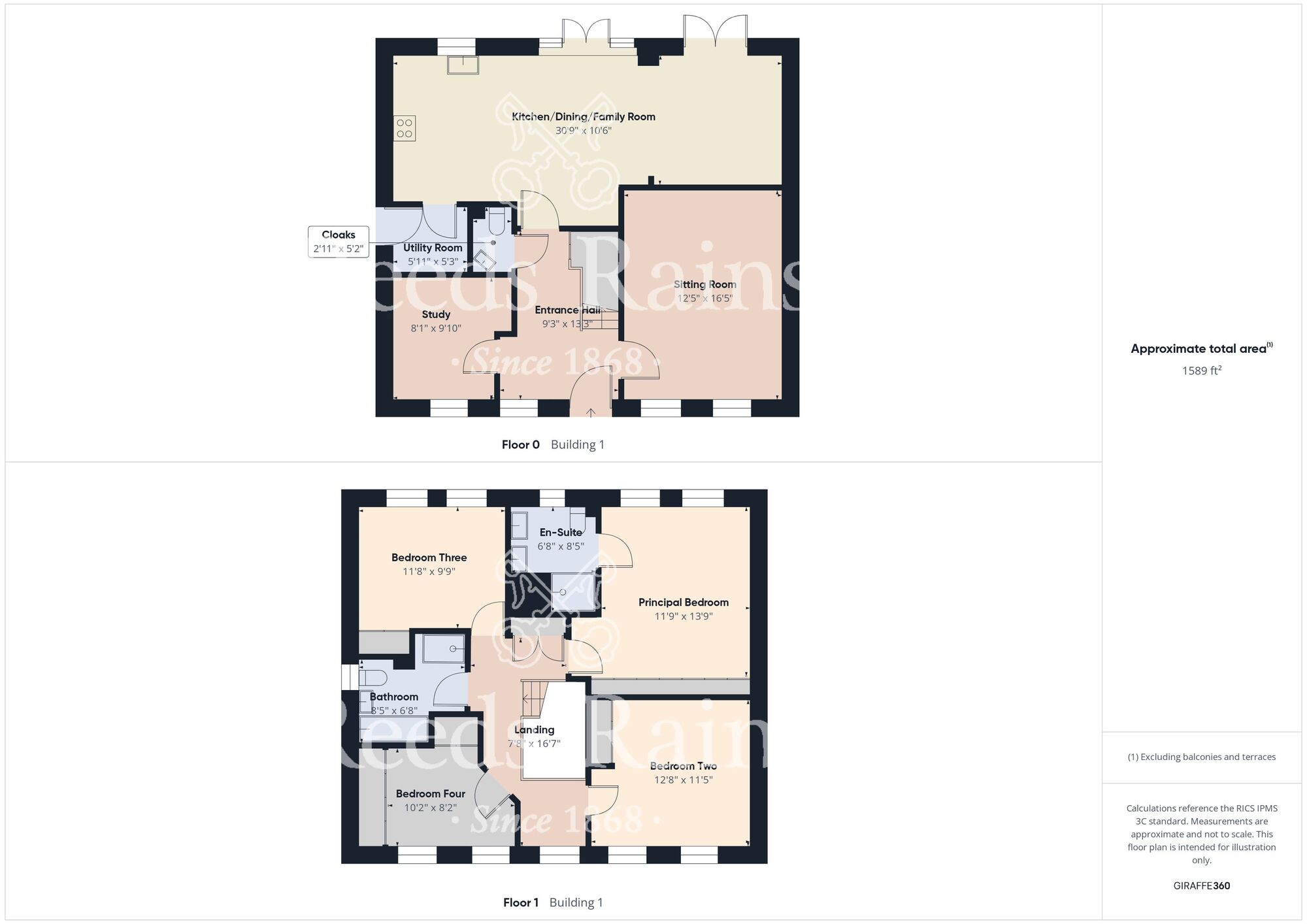 Floorplan of 4 bedroom Detached House for sale, Ravensbury Park, Kingswood, East Yorkshire, HU7