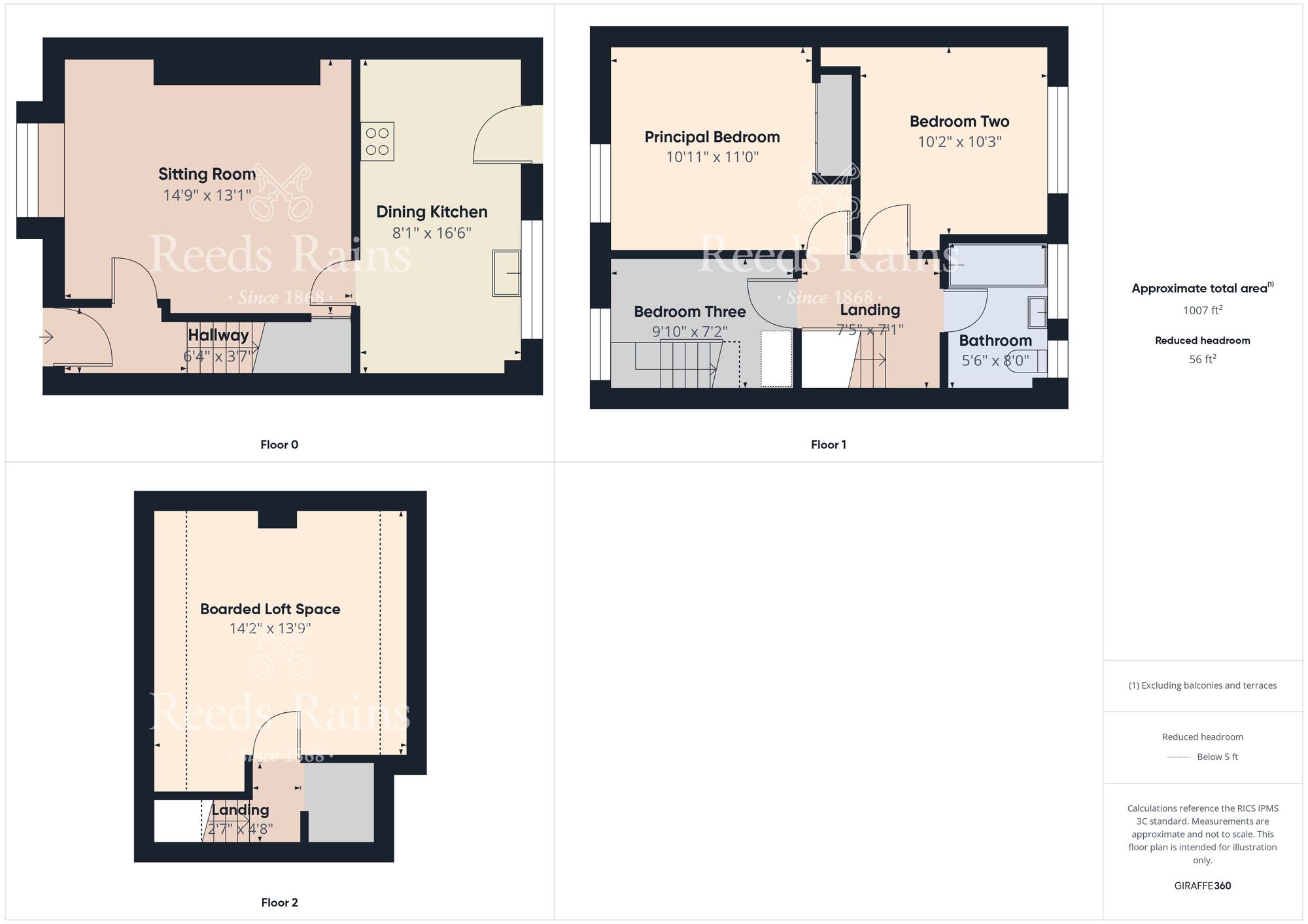 Floorplan of 3 bedroom End Terrace House for sale, Waveney Road, Hull, East Yorkshire, HU8