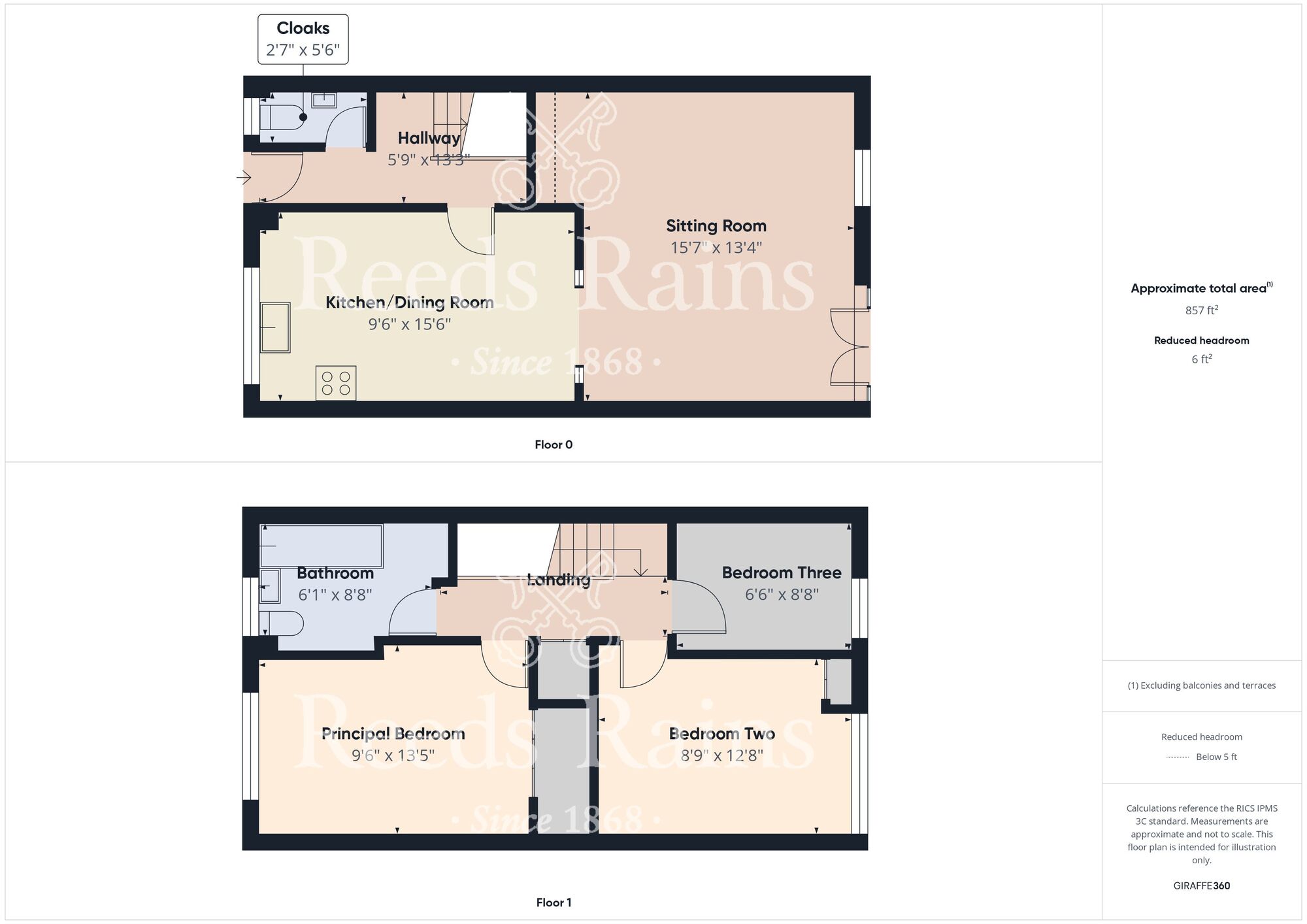 Floorplan of 3 bedroom Mid Terrace House for sale, Greenwich Avenue, Hull, East Yorkshire, HU9